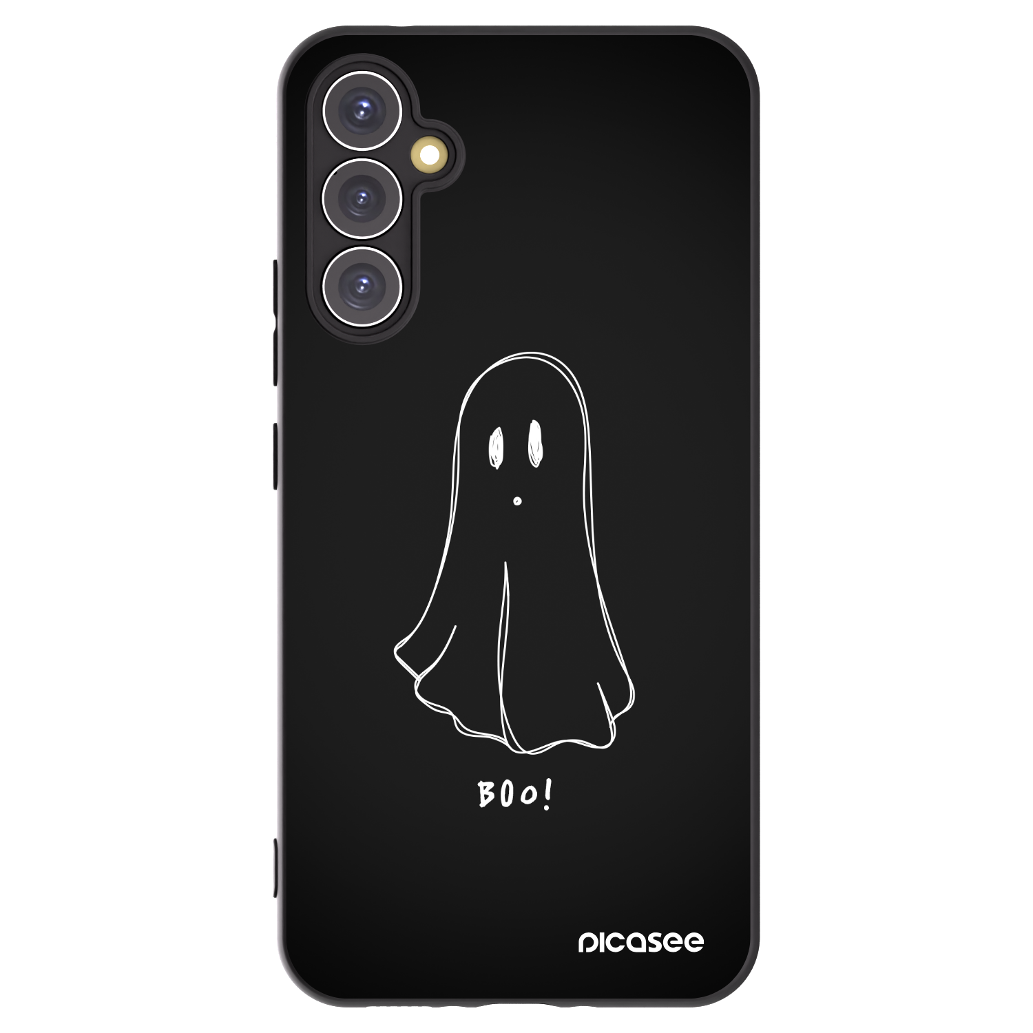 Picasee silikónový čierny obal pre Samsung Galaxy A34 5G A346B - Ghost 2