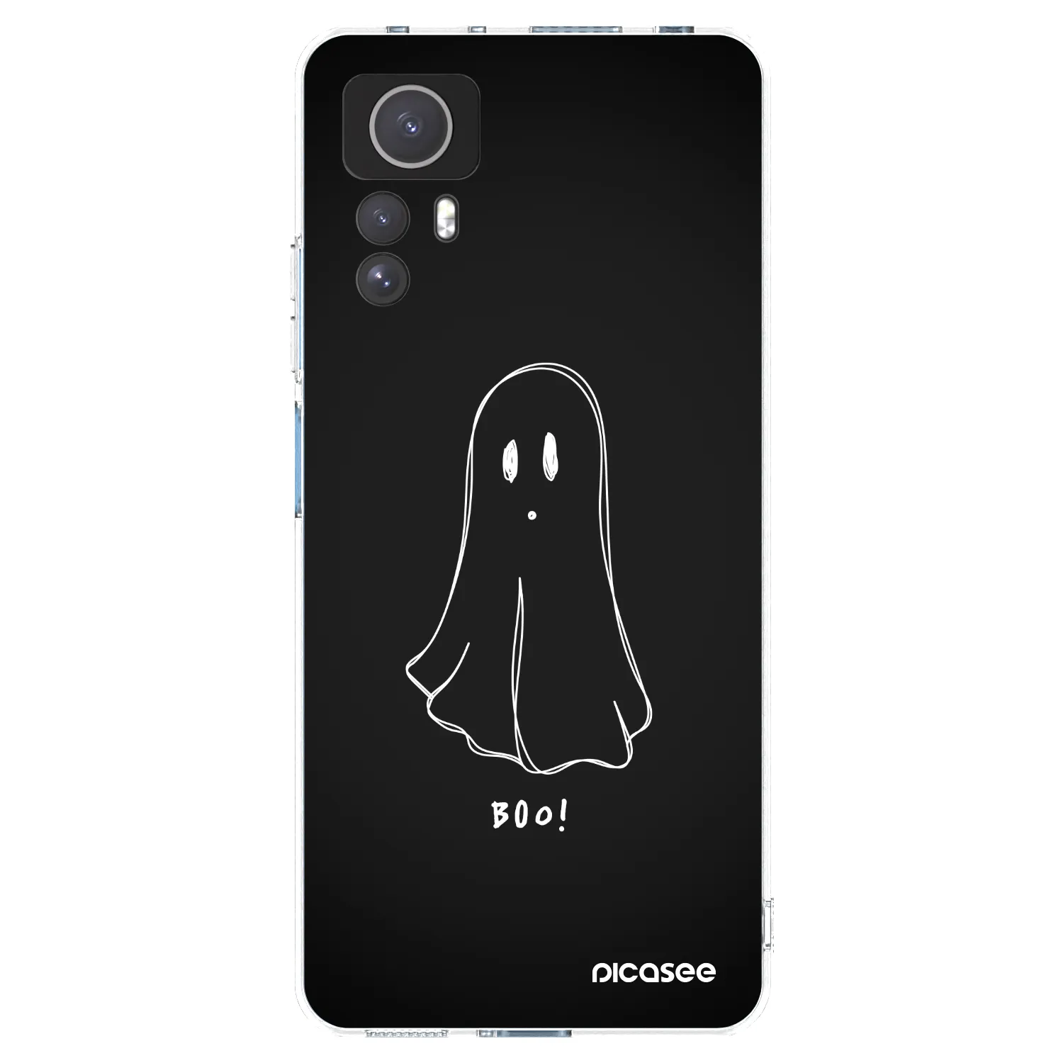 Picasee silikónový prehľadný obal pre Xiaomi Redmi Note 12S - Ghost 2