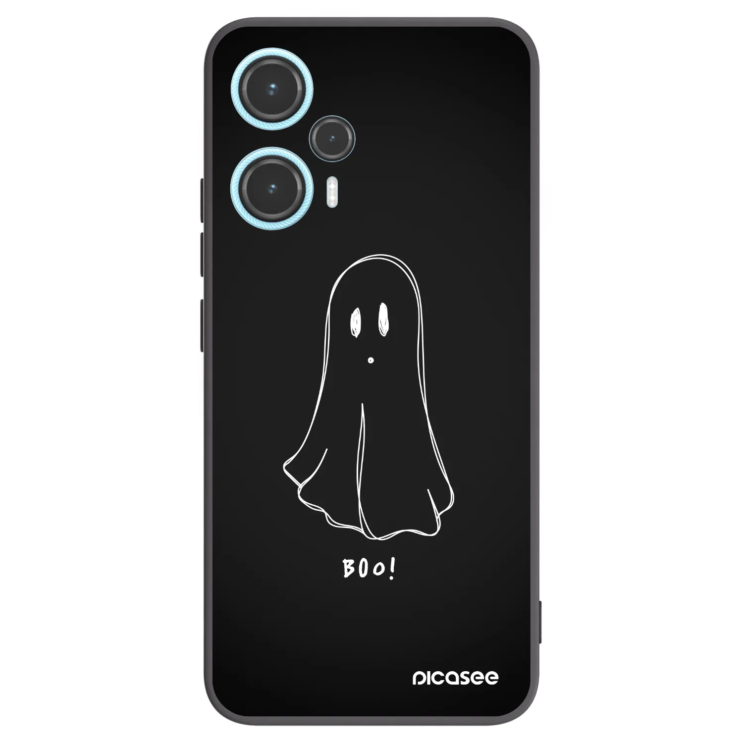 Picasee silikónový čierny obal pre Xiaomi Poco F5 - Ghost 2