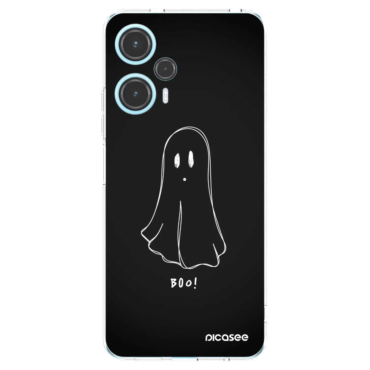 Picasee silikónový prehľadný obal pre Xiaomi Poco F5 - Ghost 2