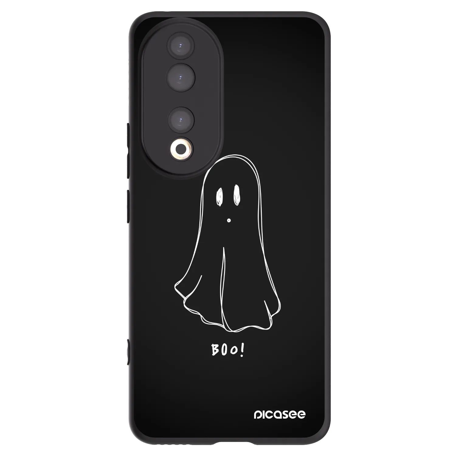 Picasee silikónový čierny obal pre Honor 90 5G - Ghost 2
