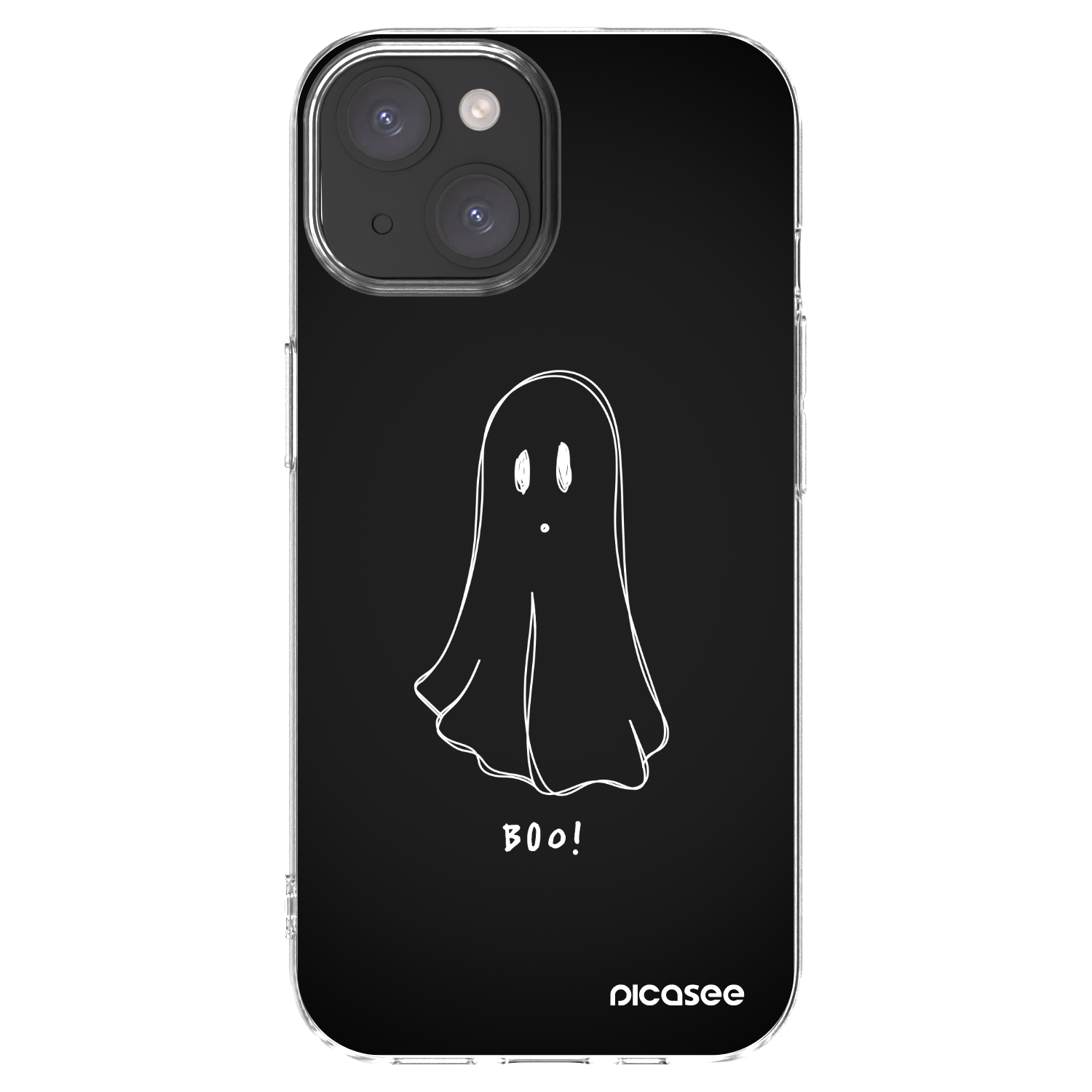 Picasee silikónový prehľadný obal pre Apple iPhone 15 - Ghost 2