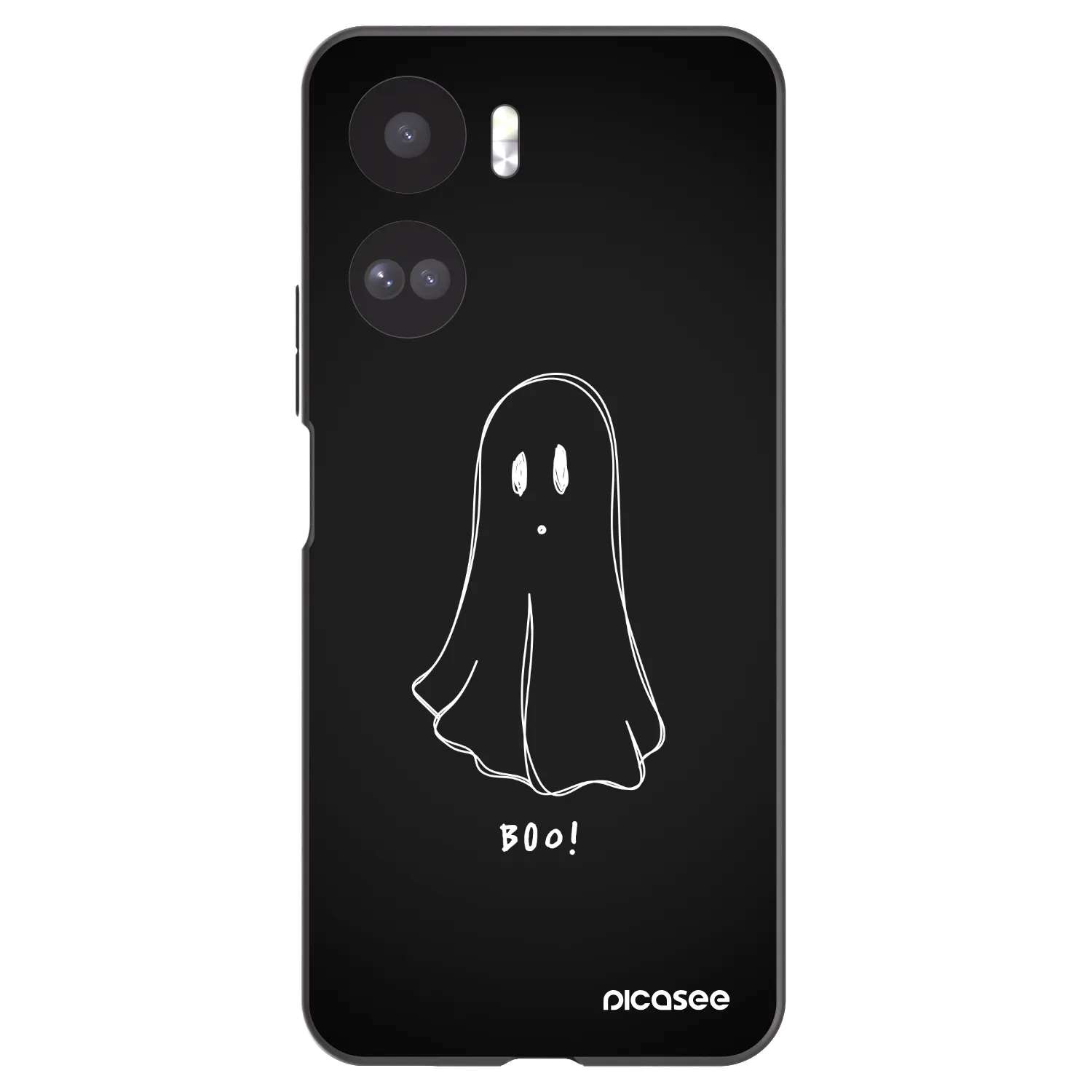 Picasee silikónový čierny obal pre Honor 90 Lite 5G - Ghost 2