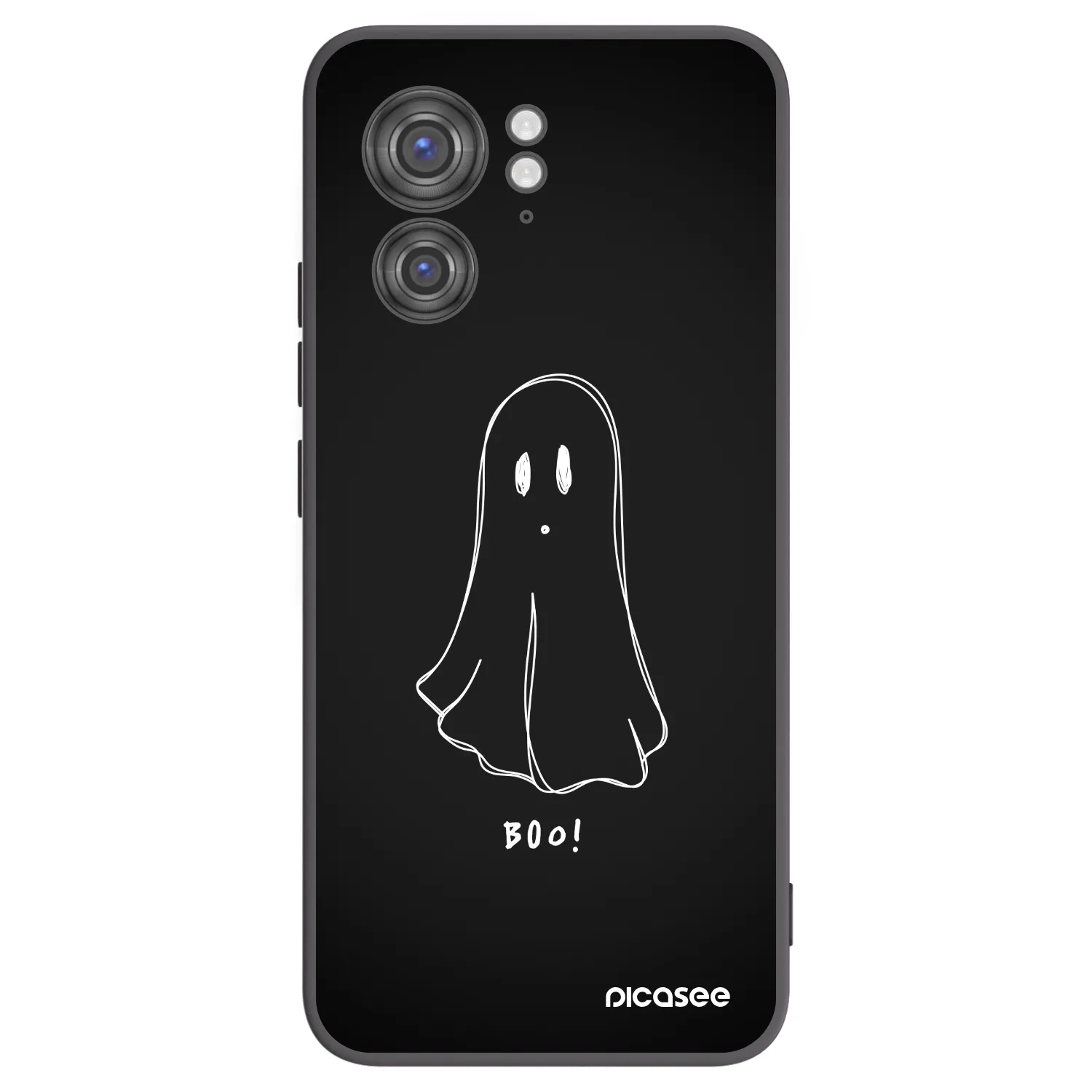 Picasee silikónový čierny obal pre Motorola Edge 40 - Ghost 2