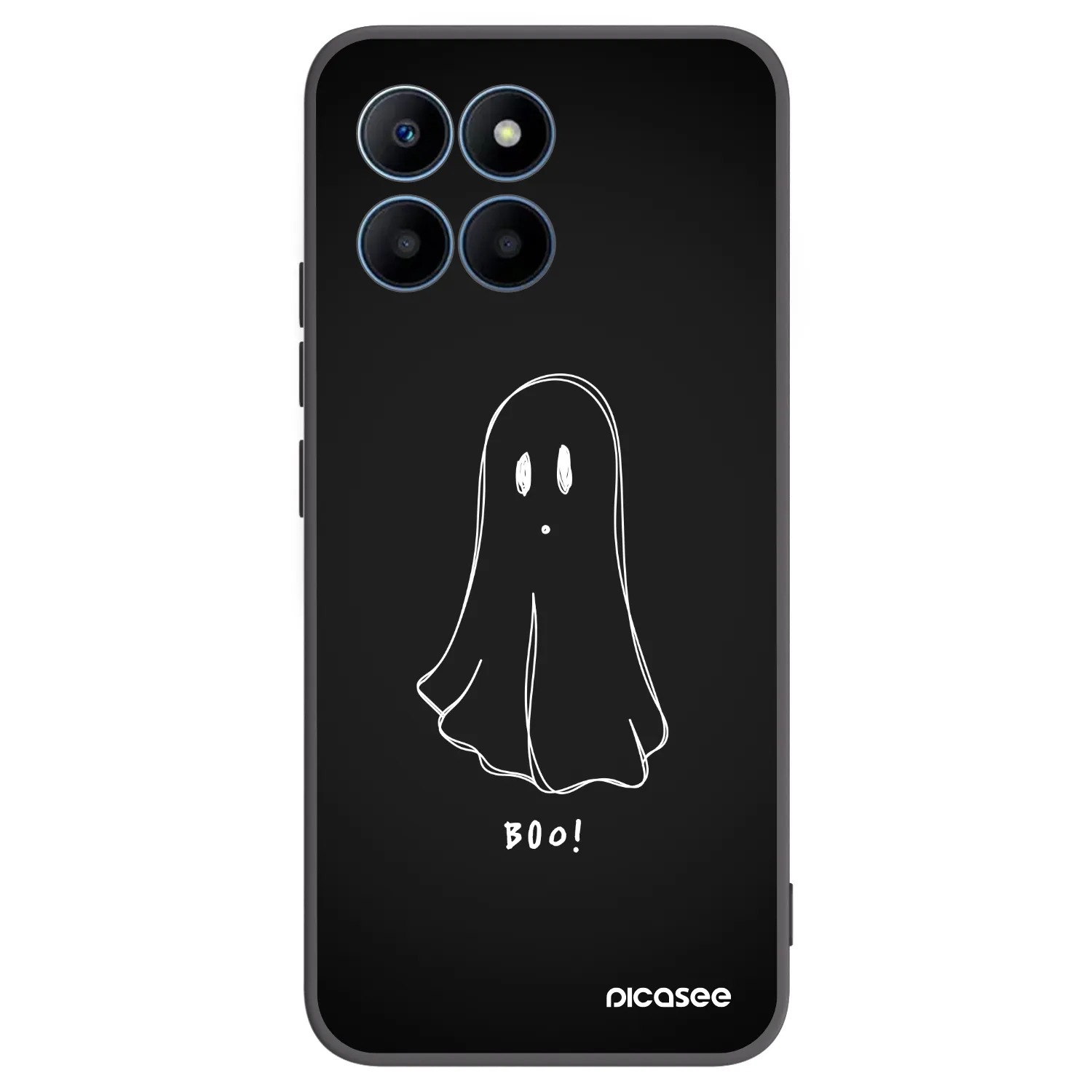 Picasee silikónový čierny obal pre Honor 70 Lite - Ghost 2