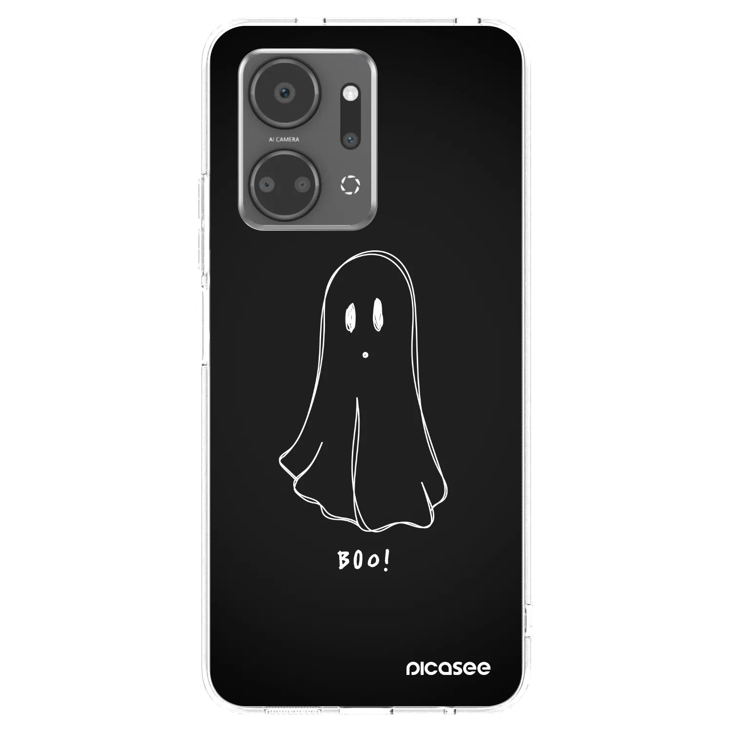 Picasee silikónový prehľadný obal pre Honor X7a - Ghost 2