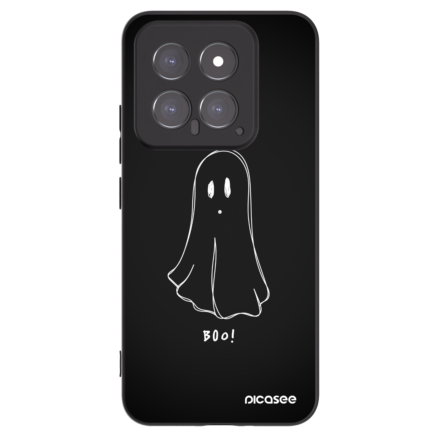 Picasee silikónový čierny obal pre Xiaomi 14 - Ghost 2