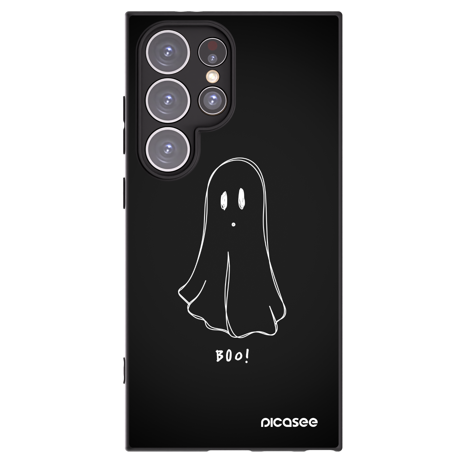 Picasee silikónový čierny obal pre Samsung Galaxy S24 Ultra S928B 5G - Ghost 2