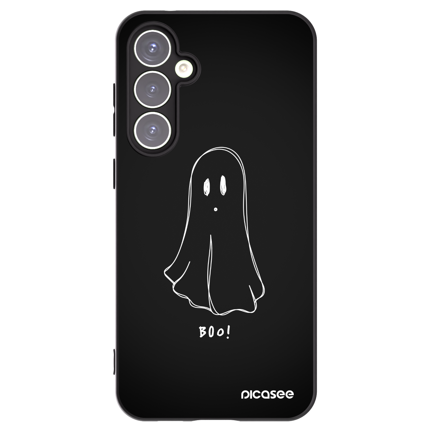 Picasee silikónový čierny obal pre Samsung Galaxy S23 FE S711B - Ghost 2