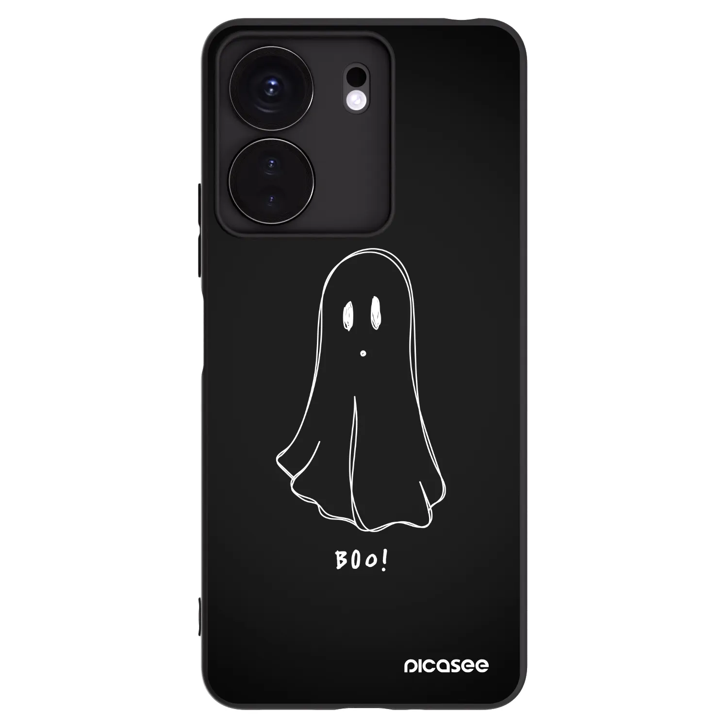 Picasee silikónový čierny obal pre Xiaomi Redmi 13C 4G - Ghost 2