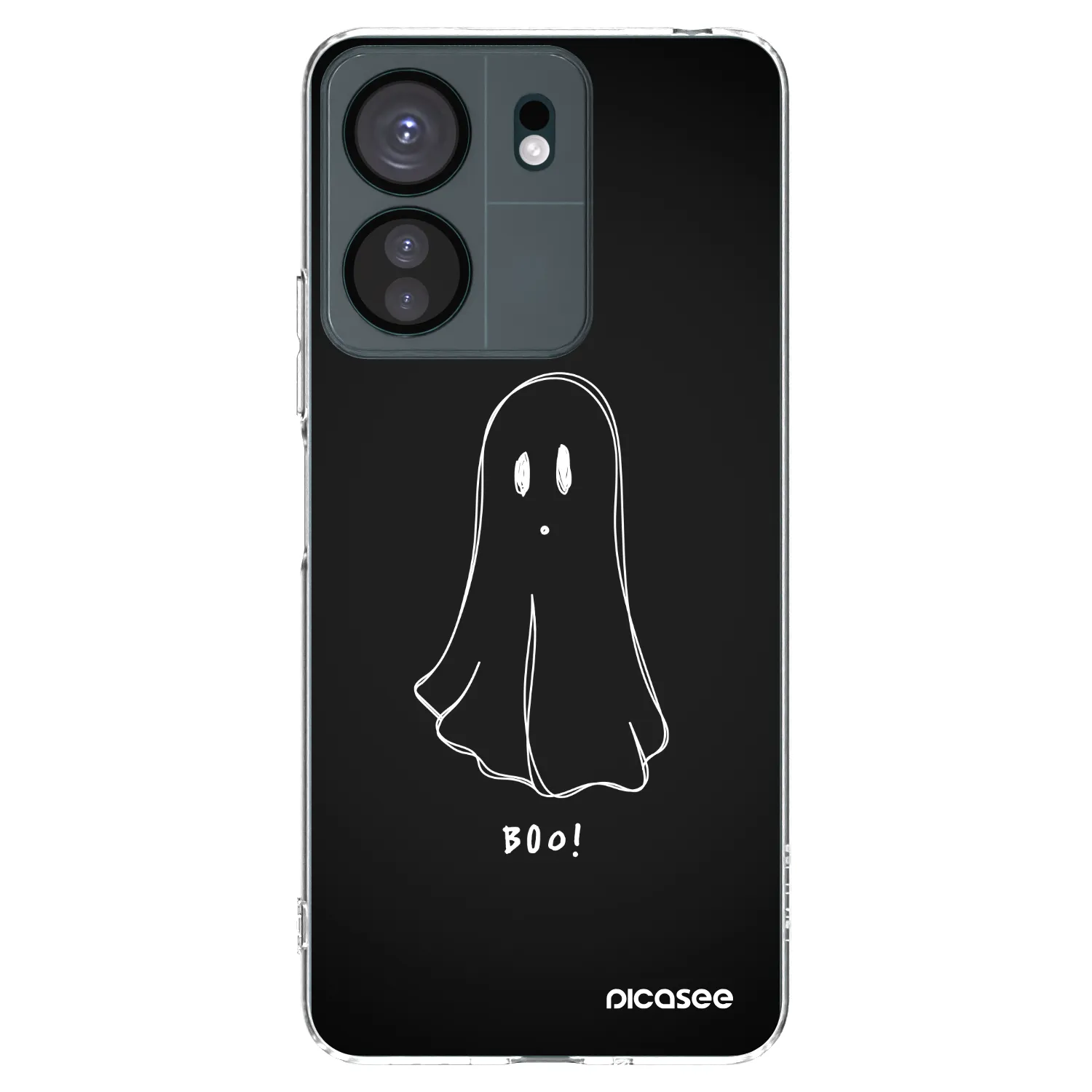 Picasee silikónový prehľadný obal pre Xiaomi Redmi 13C 4G - Ghost 2