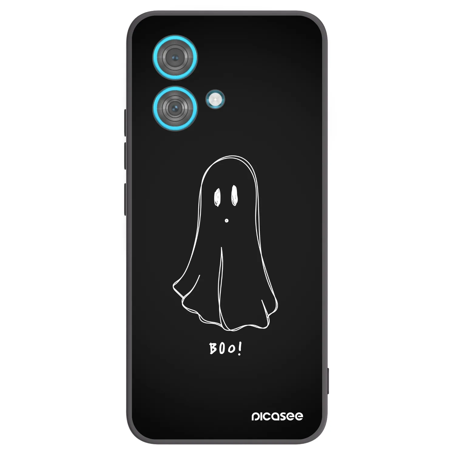 Picasee silikónový čierny obal pre Motorola Edge 40 Neo - Ghost 2