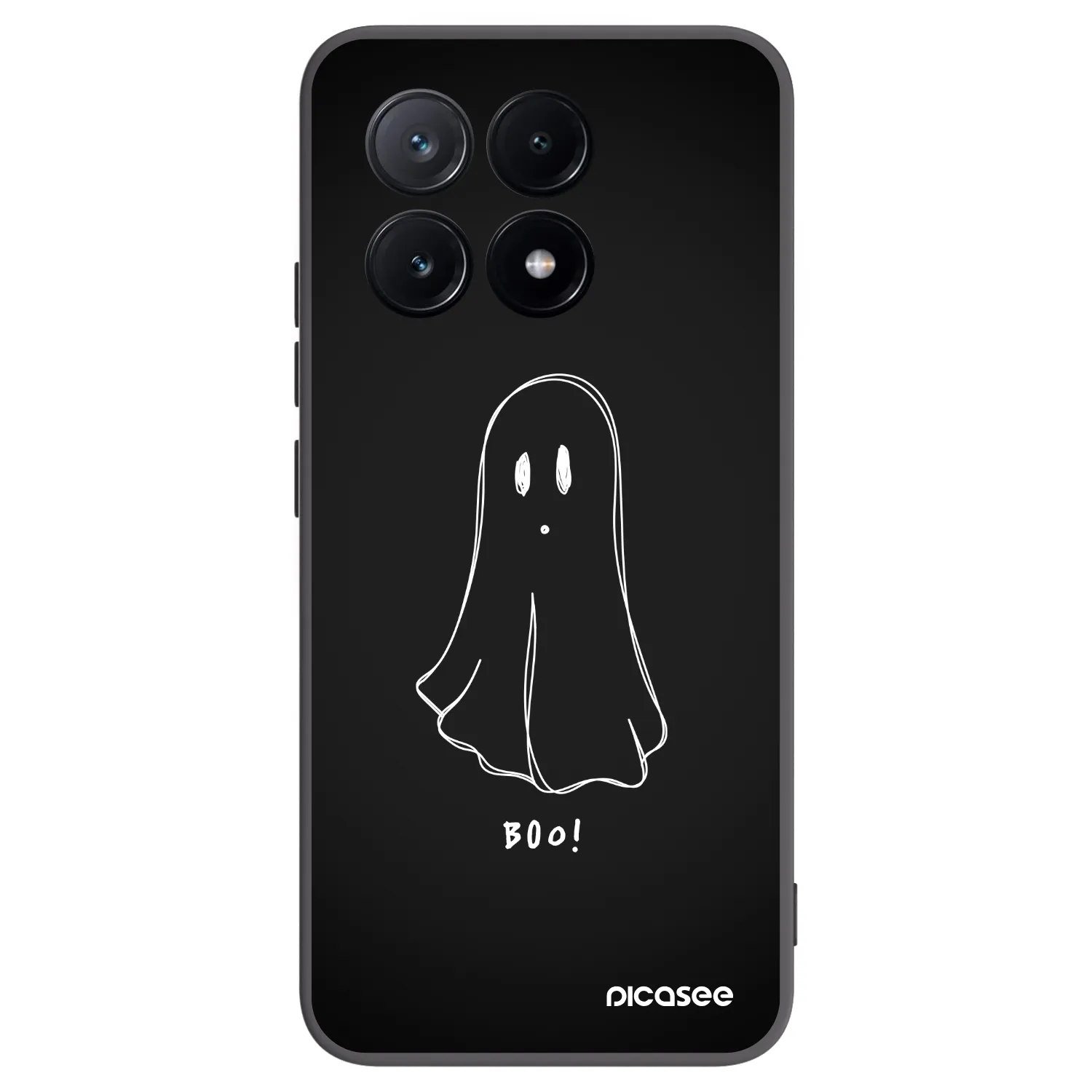 Picasee silikónový čierny obal pre Xiaomi Poco X6 Pro - Ghost 2