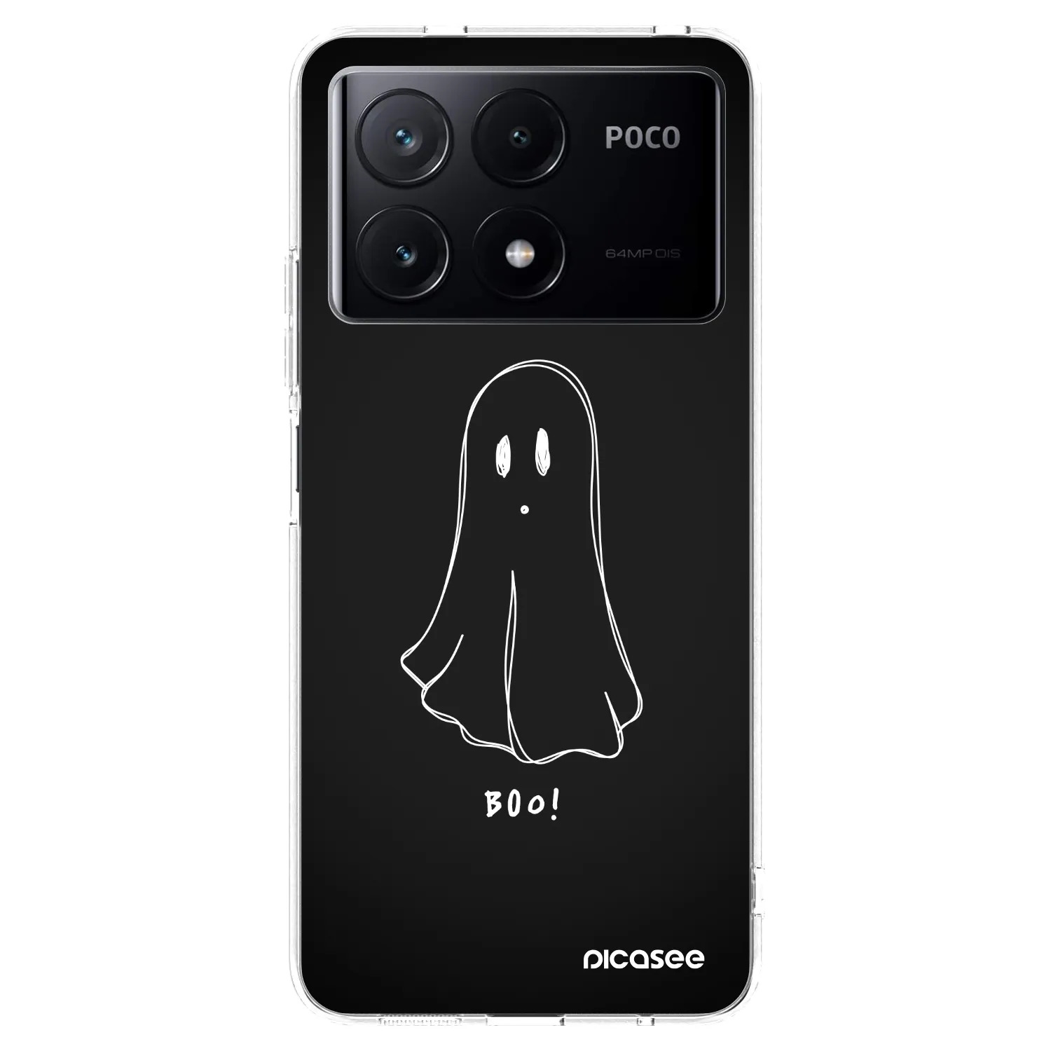 Picasee silikónový prehľadný obal pre Xiaomi Poco X6 Pro - Ghost 2