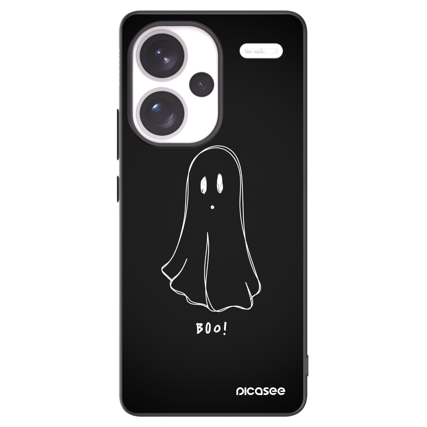 Picasee silikónový čierny obal pre Xiaomi Redmi Note 13 Pro+ 5G - Ghost 2