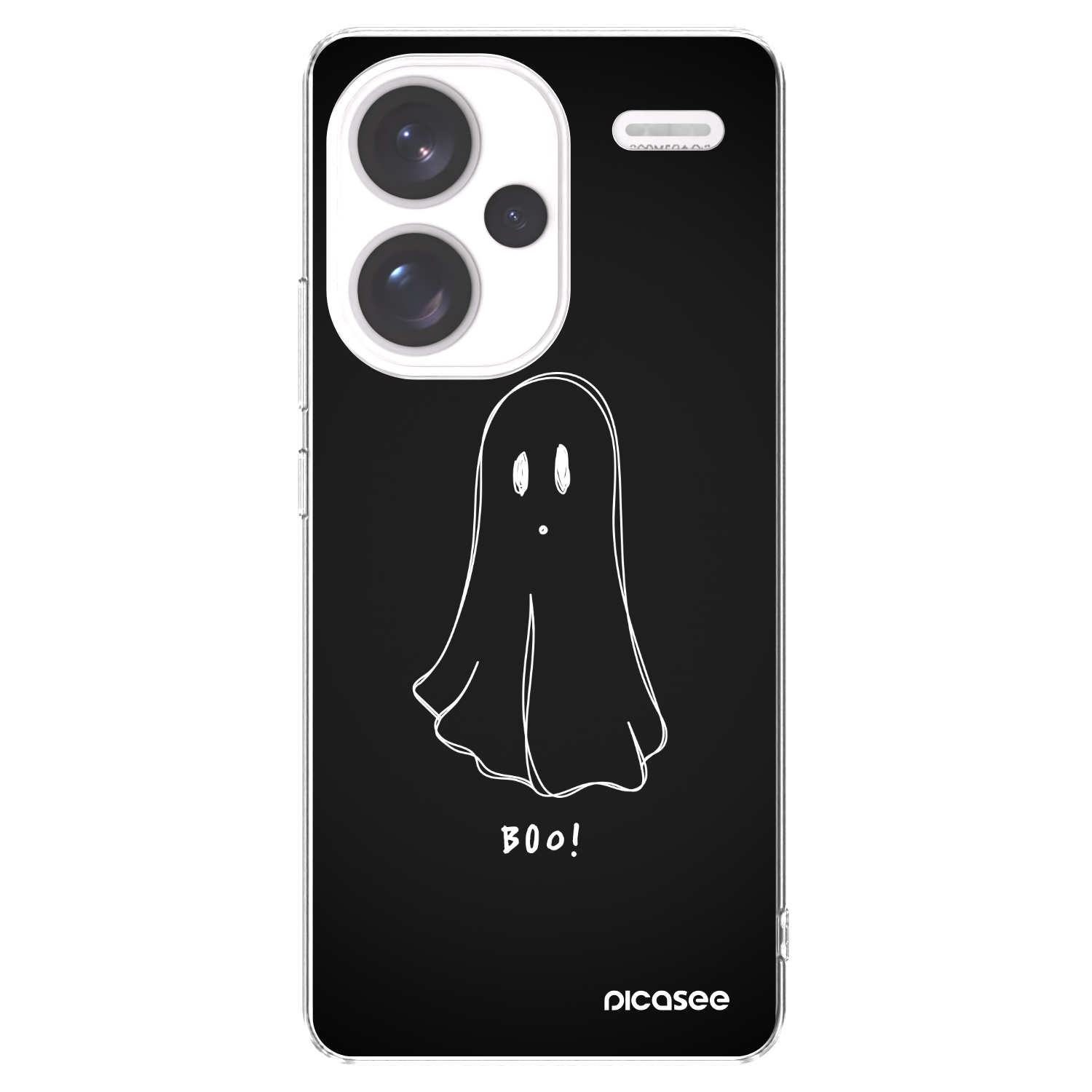 Picasee silikónový prehľadný obal pre Xiaomi Redmi Note 13 Pro+ 5G - Ghost 2