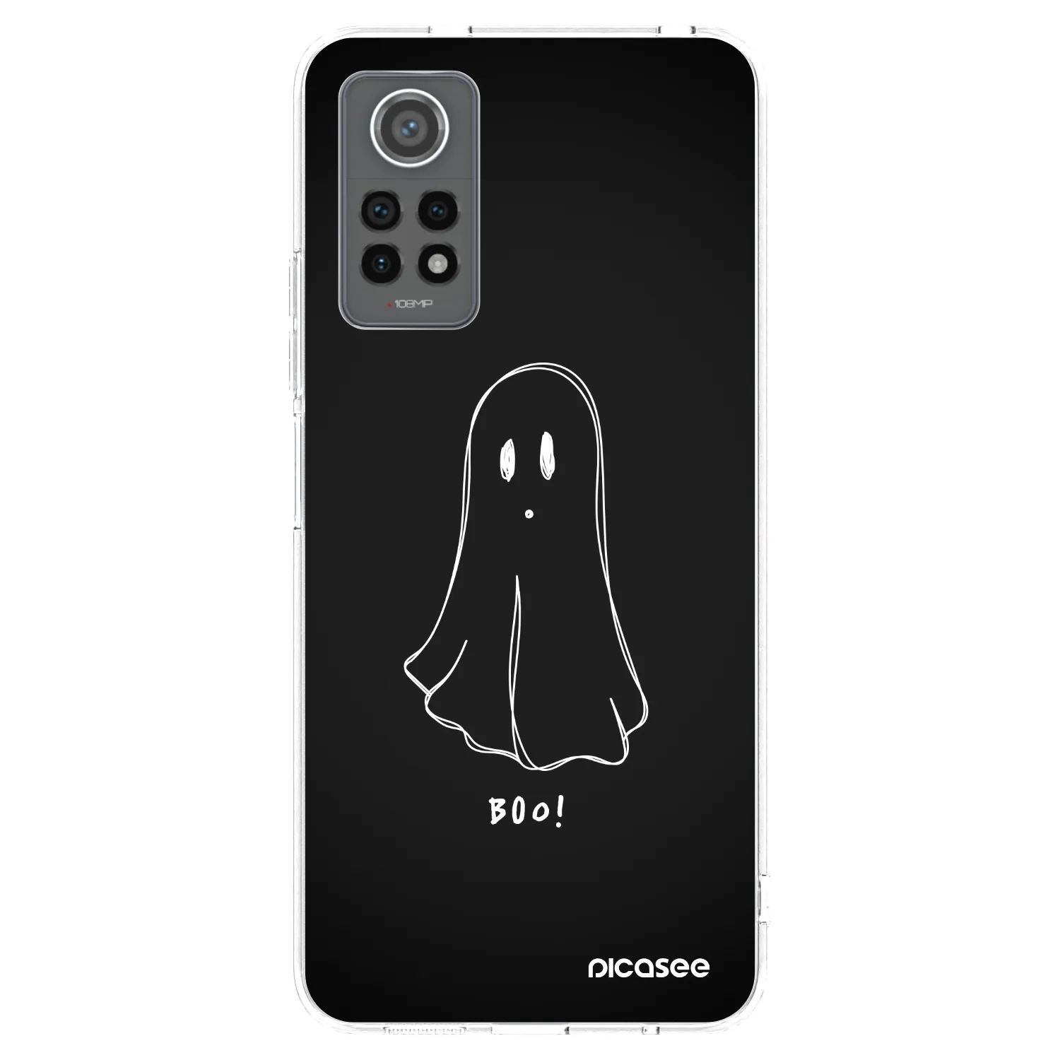 Picasee silikónový prehľadný obal pre Xiaomi Redmi Note 12 Pro 4G - Ghost 2