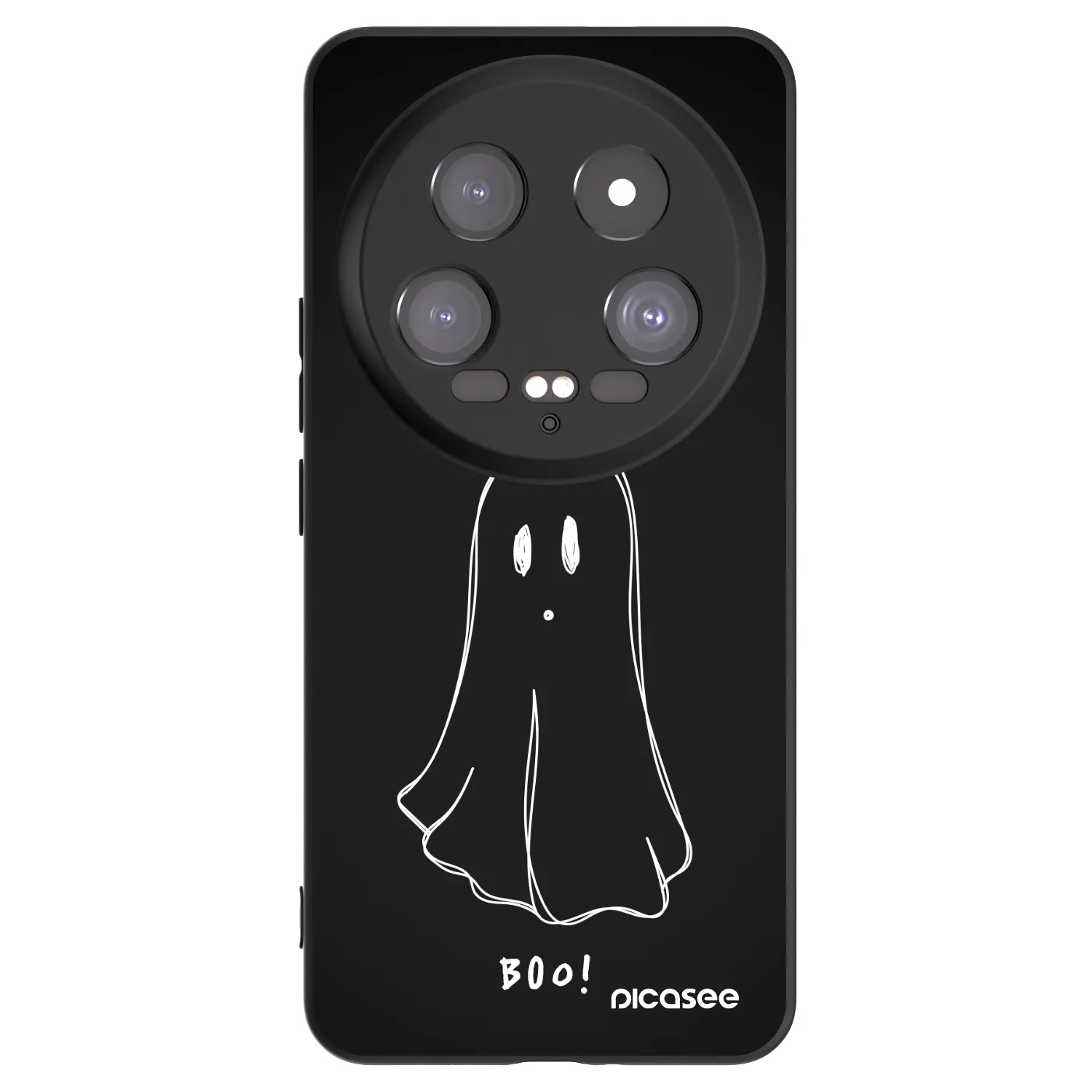 Picasee silikónový čierny obal pre Xiaomi 14 Ultra - Ghost 2