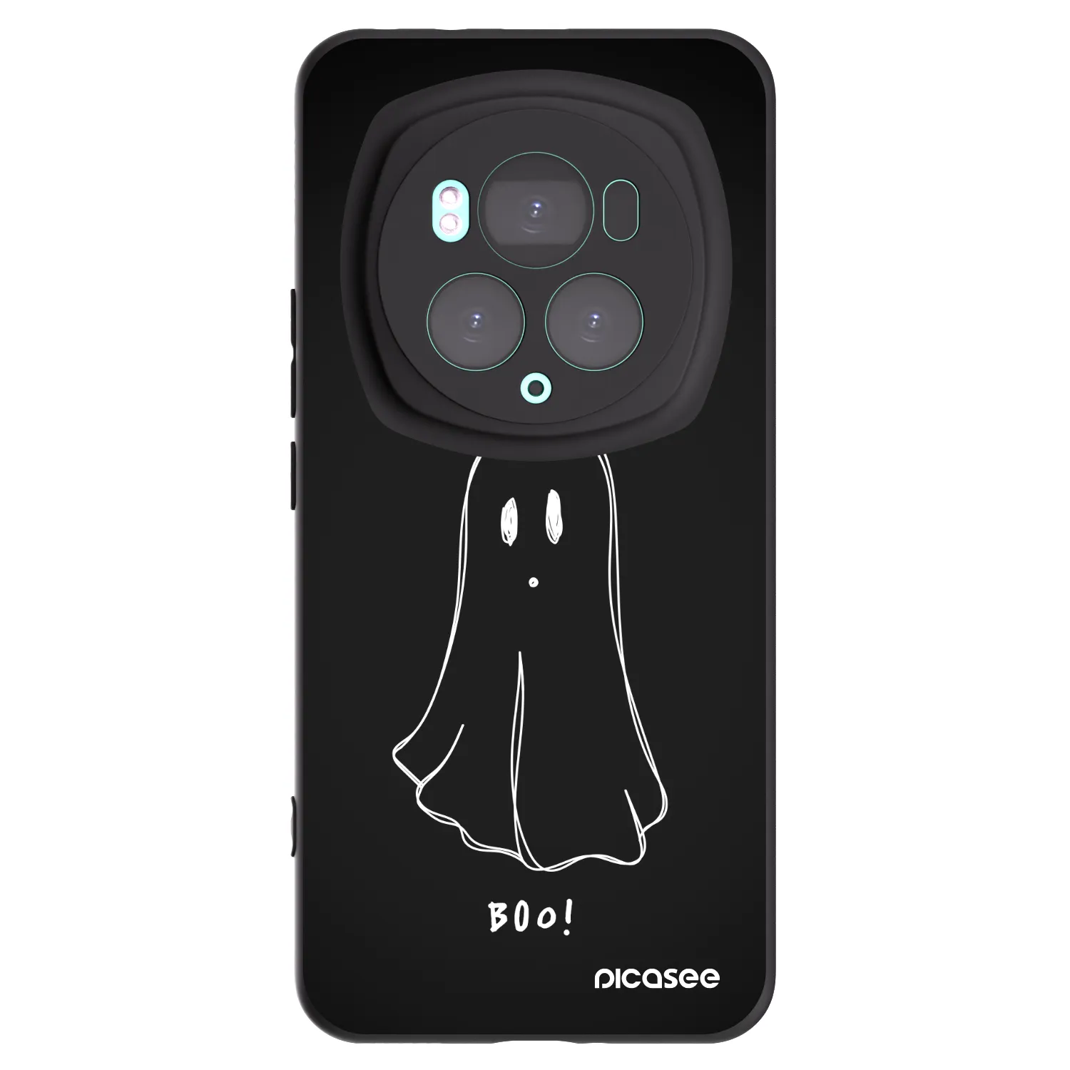 Picasee silikónový čierny obal pre Honor Magic6 Pro - Ghost 2