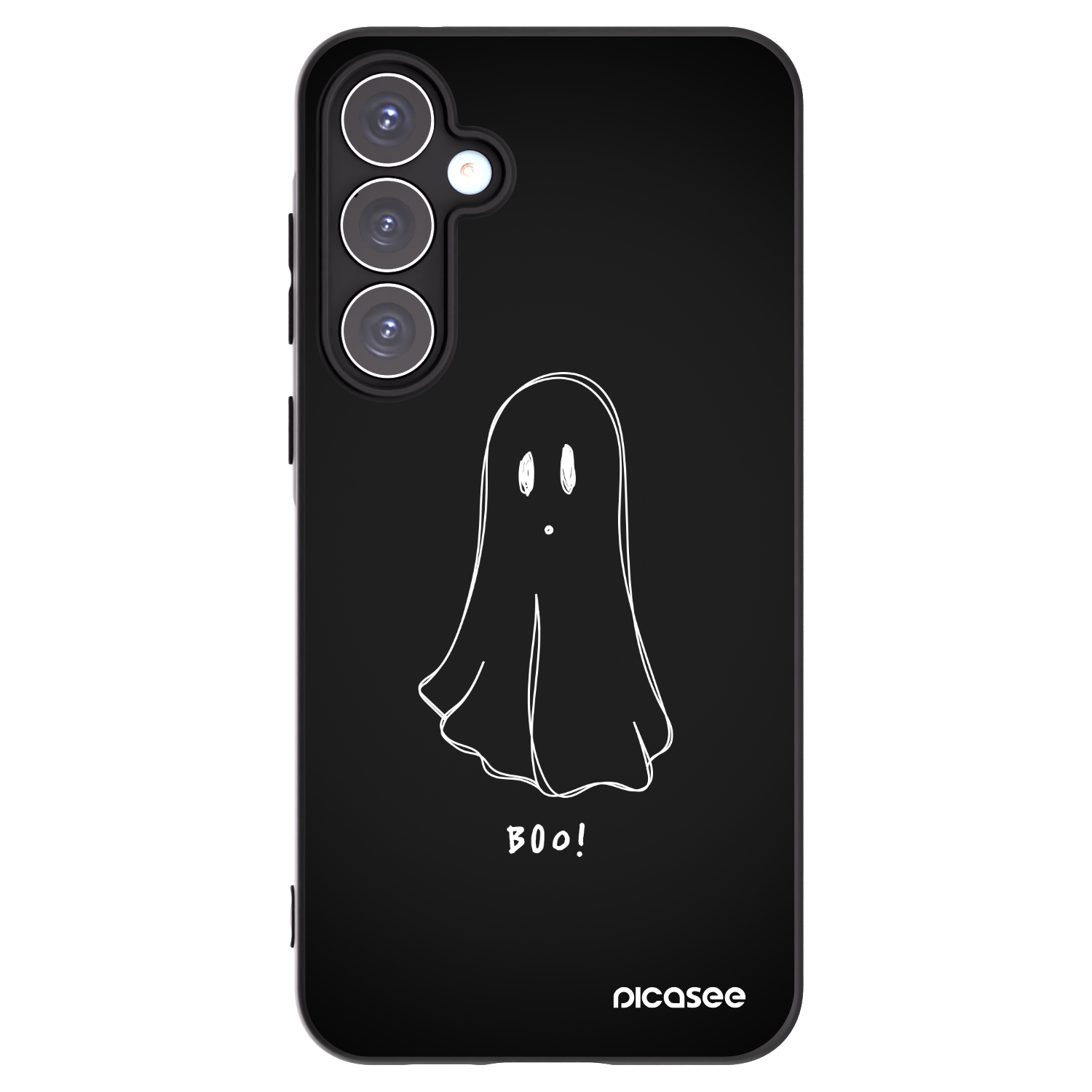 Picasee silikónový čierny obal pre Samsung Galaxy A55 5G A556B - Ghost 2