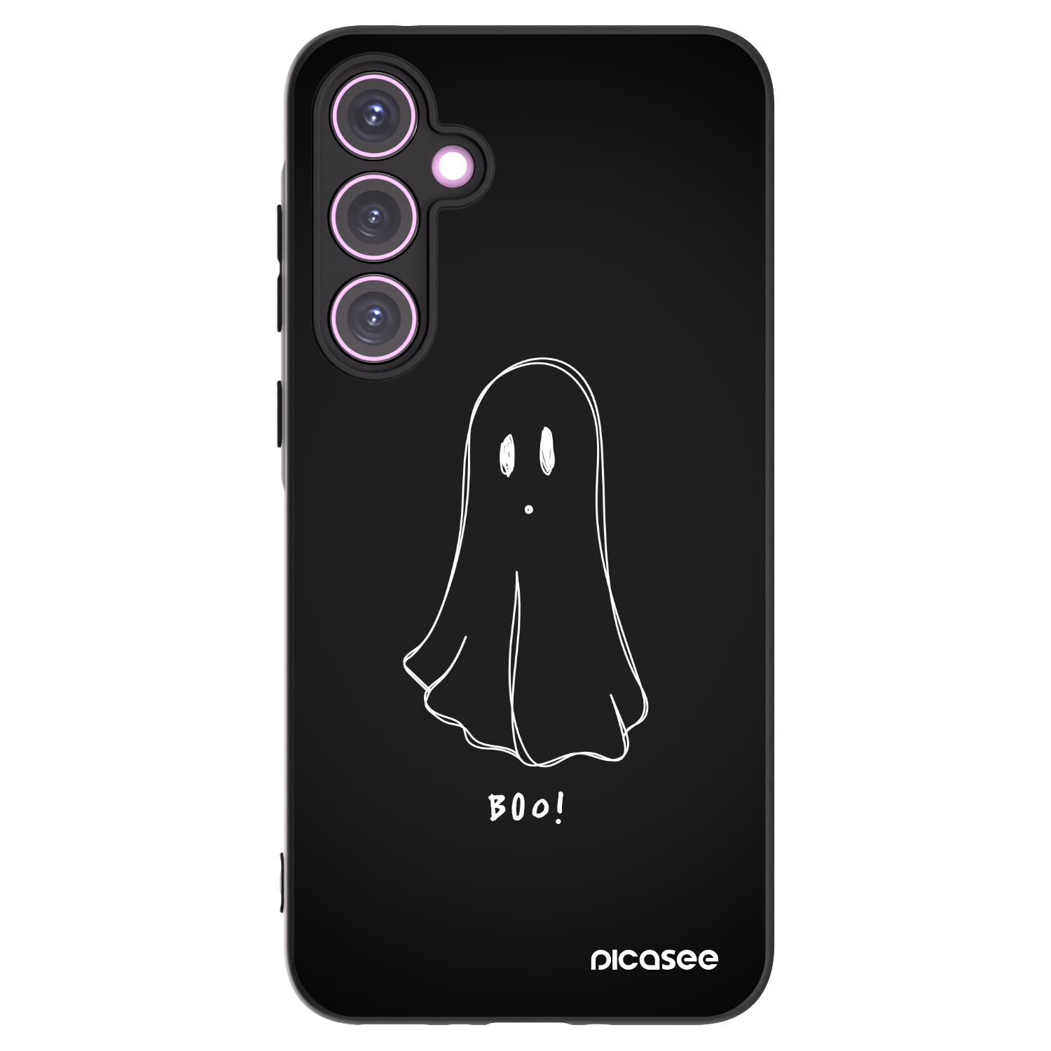 Picasee silikónový čierny obal pre Samsung Galaxy A35 5G A356B - Ghost 2
