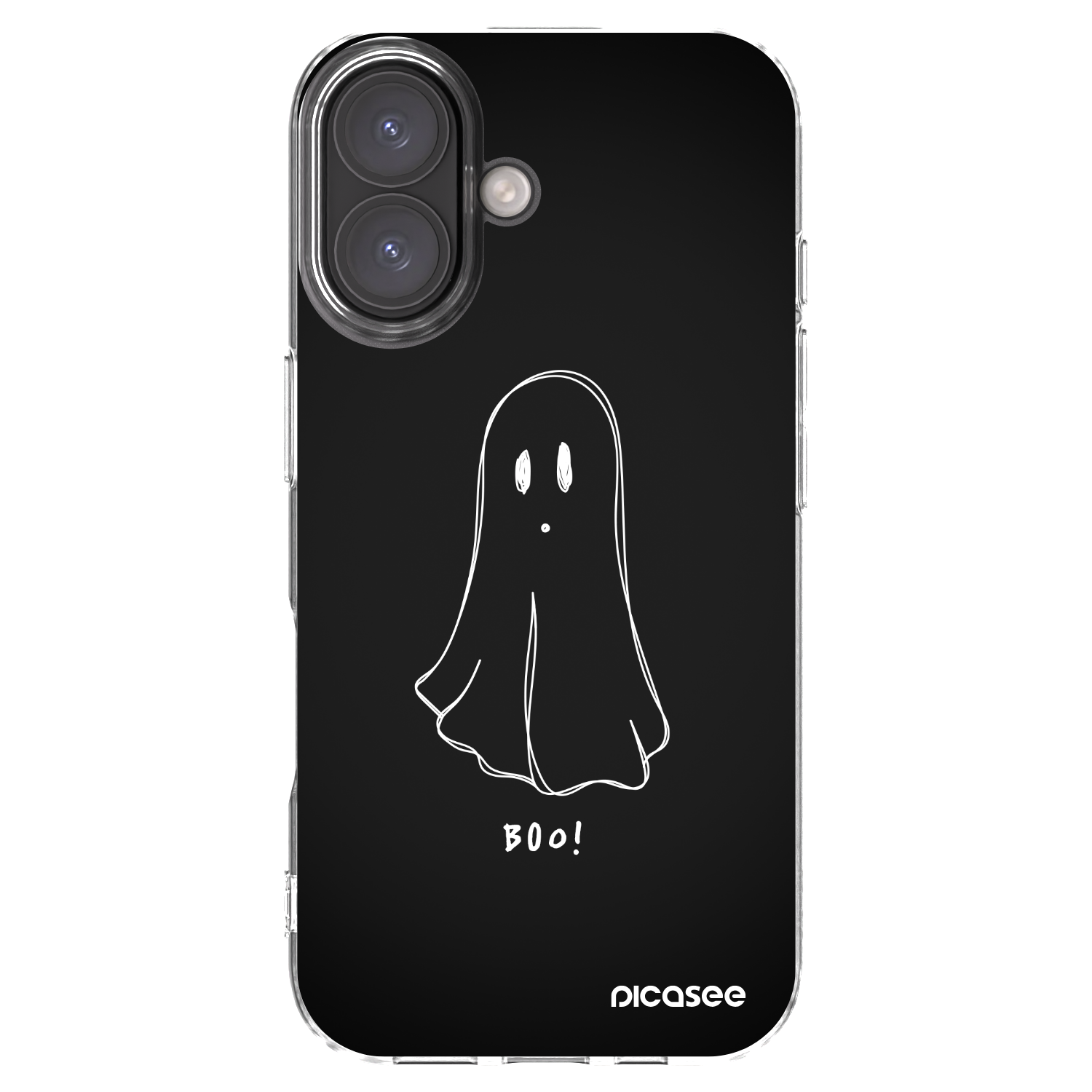 Picasee silikónový prehľadný obal pre Apple iPhone 16 - Ghost 2