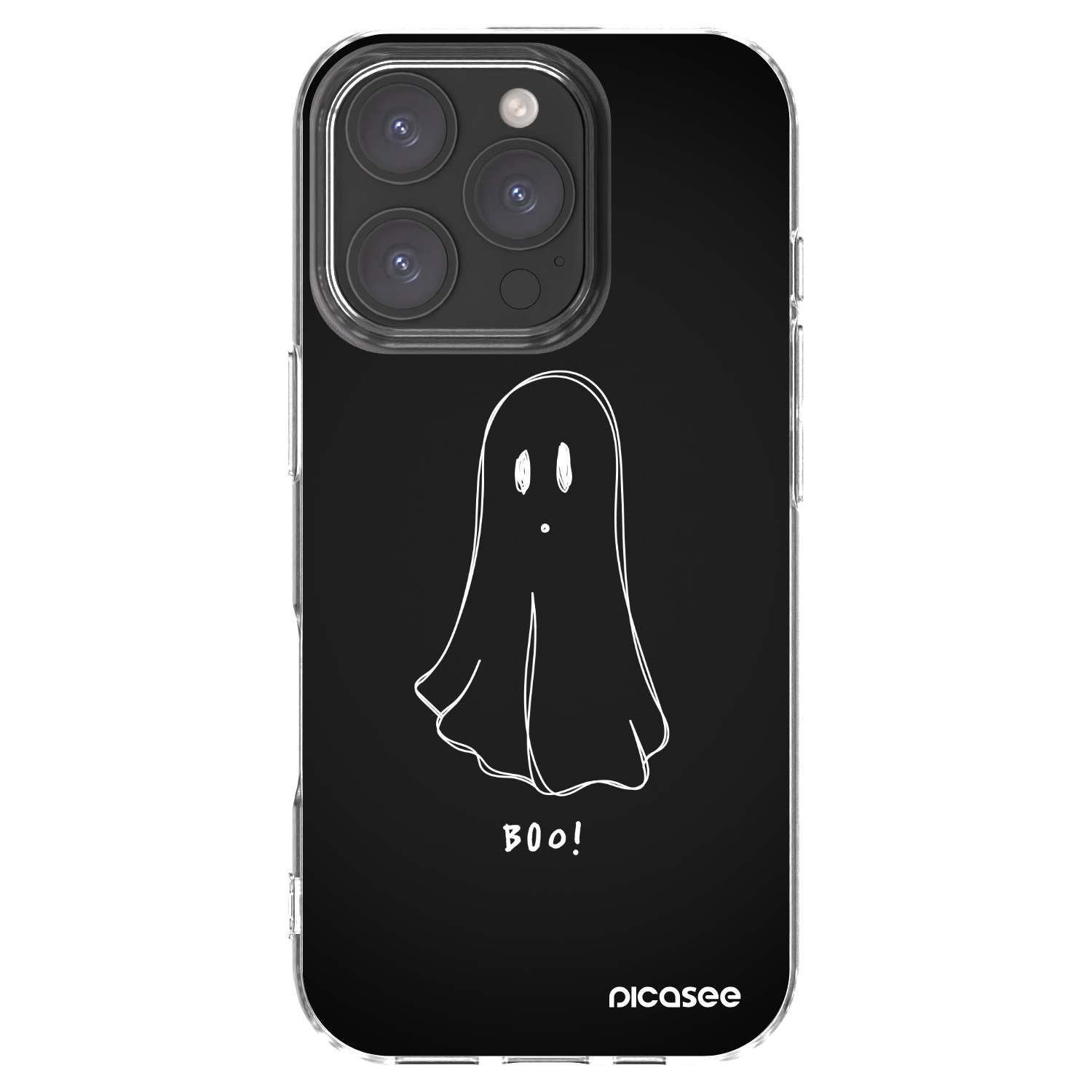Picasee silikónový prehľadný obal pre Apple iPhone 16 Pro - Ghost 2