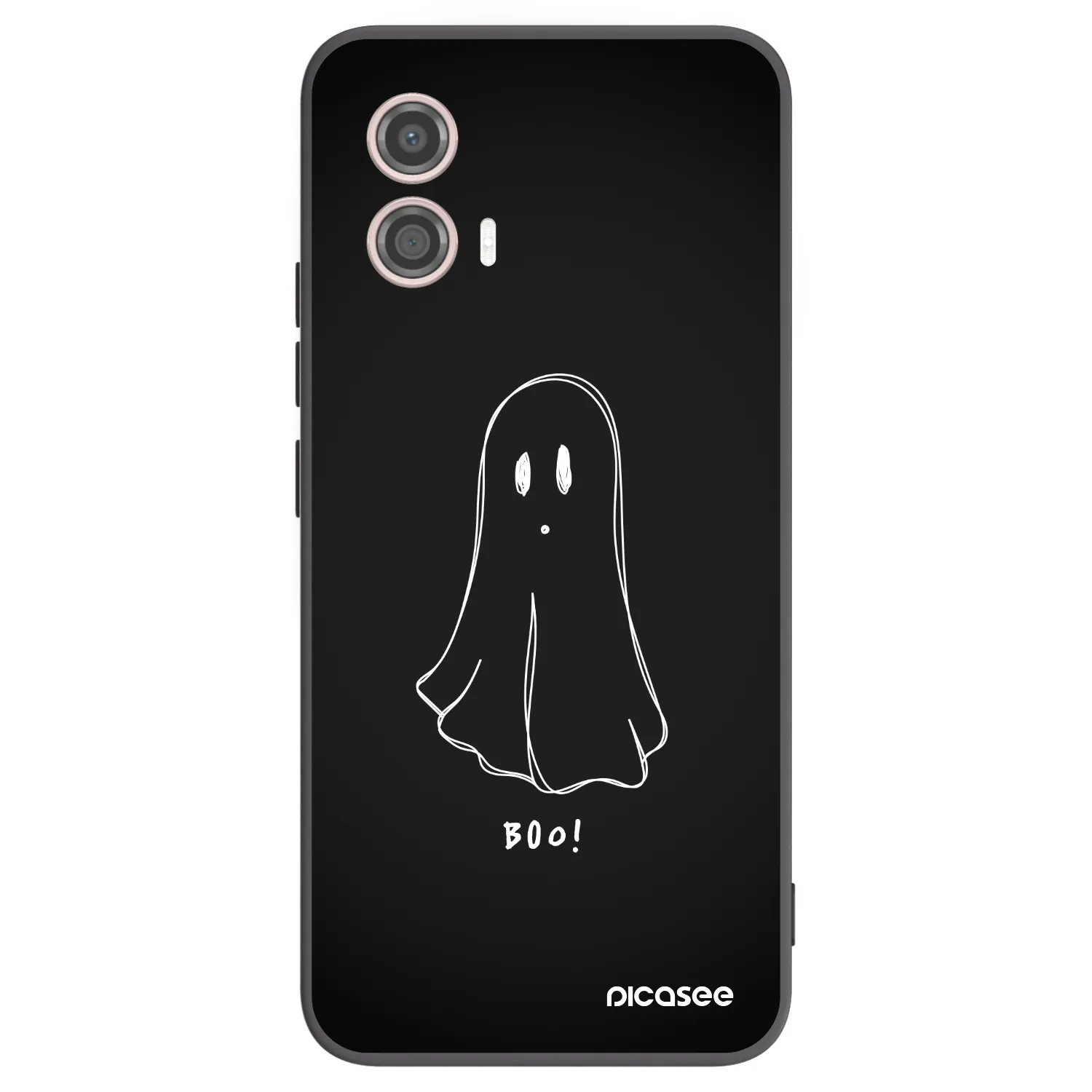 Picasee silikónový čierny obal pre Motorola Moto G53 5G - Ghost 2