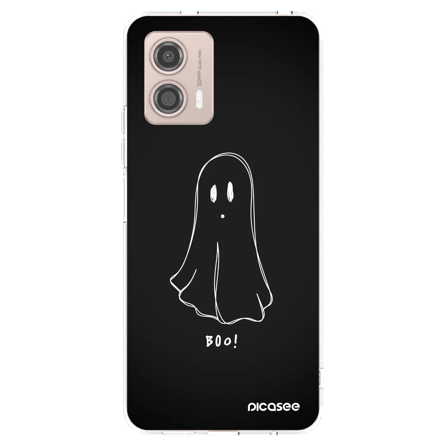 Picasee silikónový prehľadný obal pre Motorola Moto G53 5G - Ghost 2