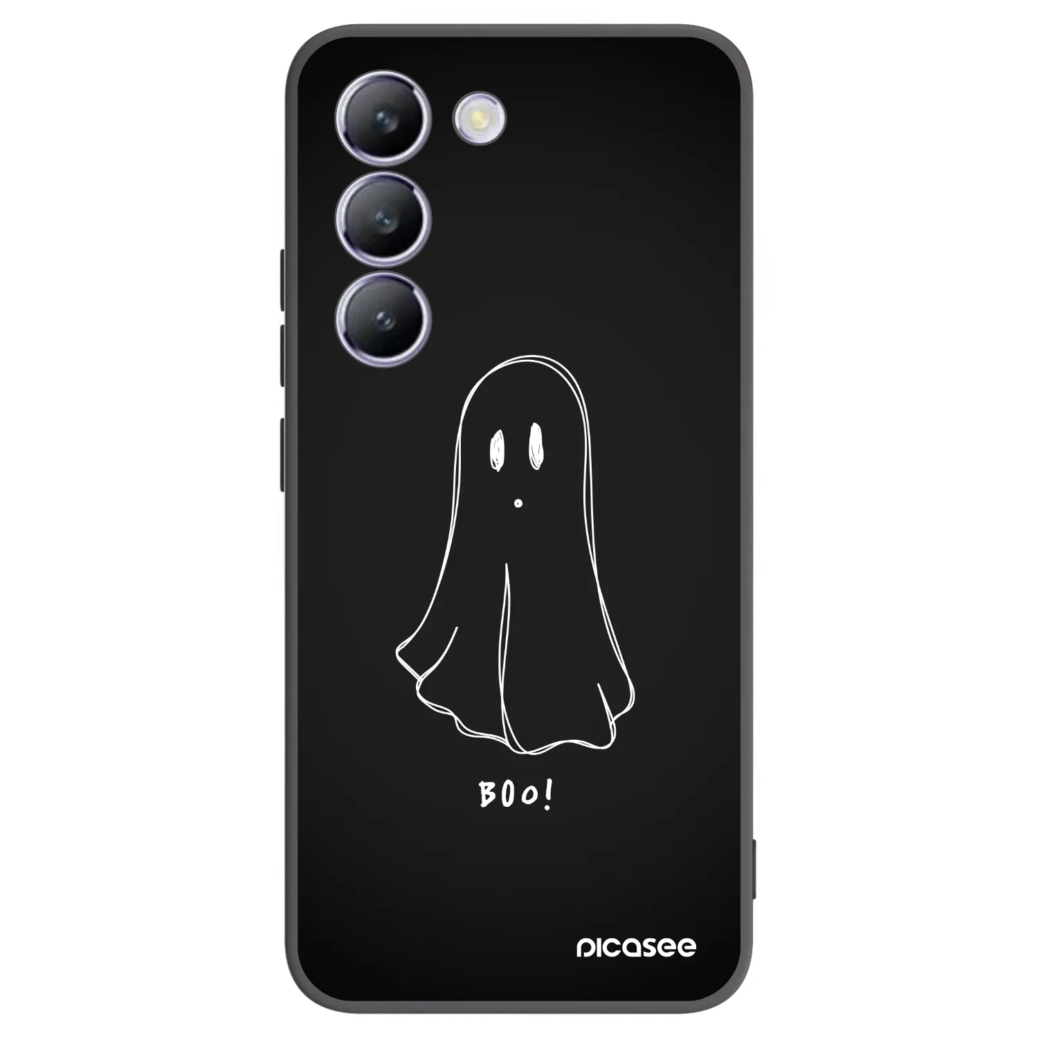 Picasee silikónový čierny obal pre Vivo V40 SE 5G - Ghost 2