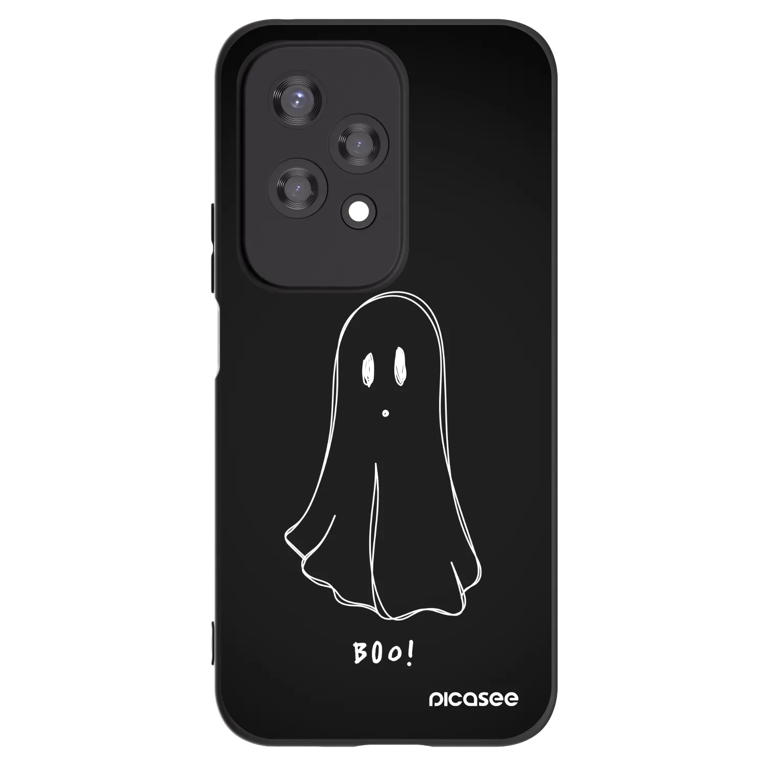 Picasee silikónový čierny obal pre Honor 200 Lite - Ghost 2