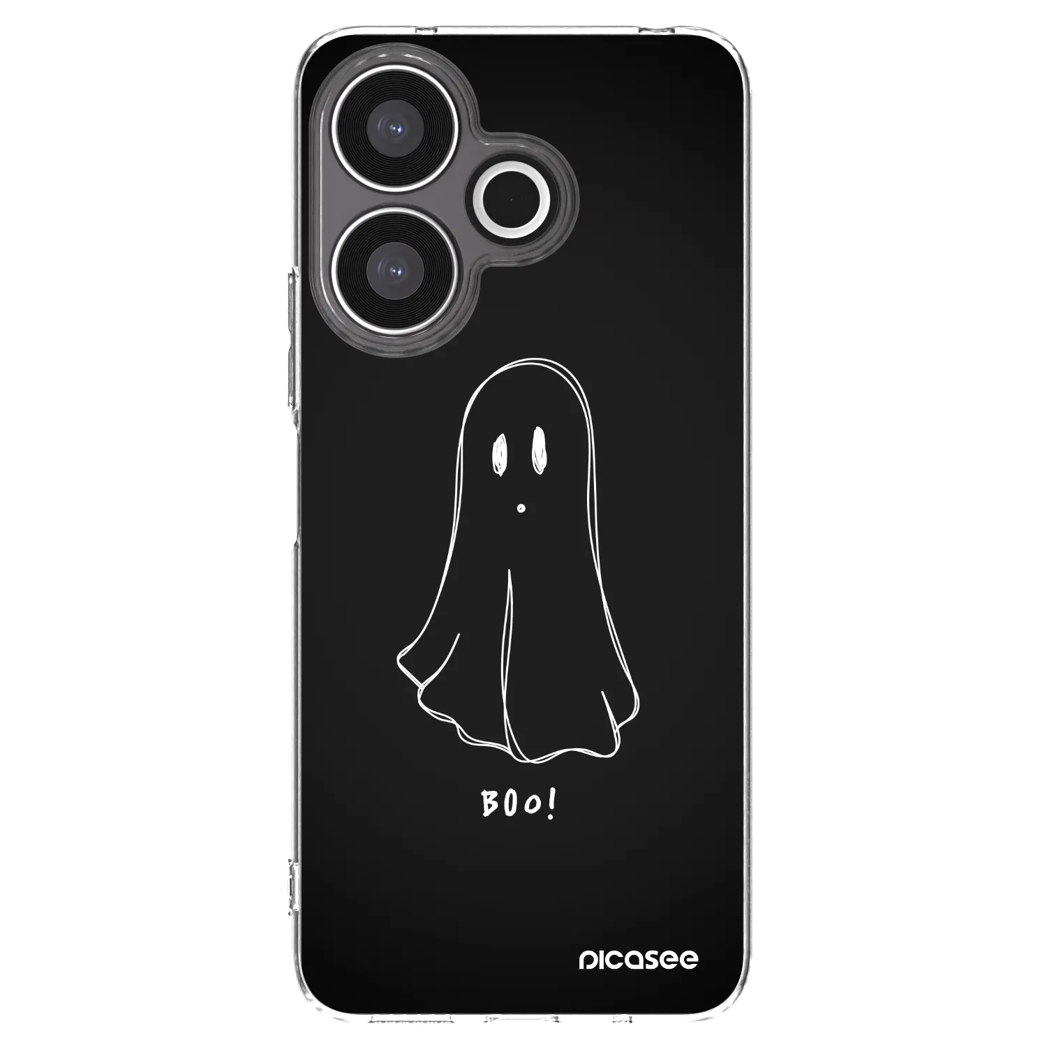 Picasee silikónový prehľadný obal pre Xiaomi Redmi 13 4G - Ghost 2