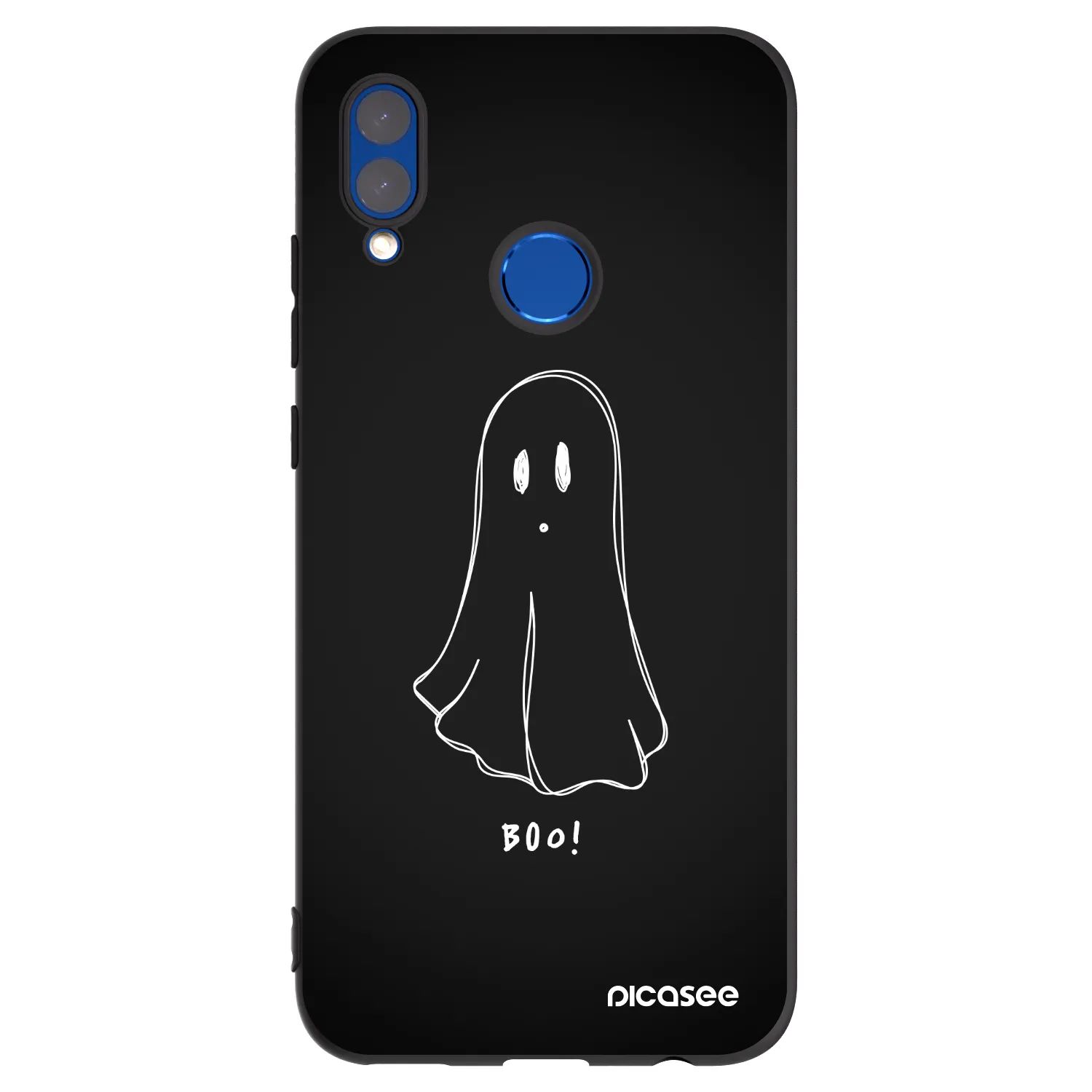 Picasee silikónový čierny obal pre Huawei P Smart 2019 - Ghost 2