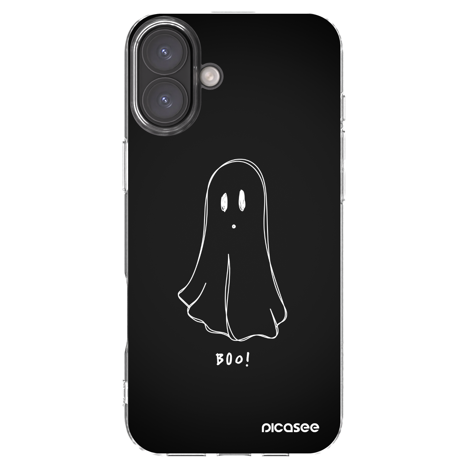 Picasee silikónový prehľadný obal pre Apple iPhone 16 Plus - Ghost 2