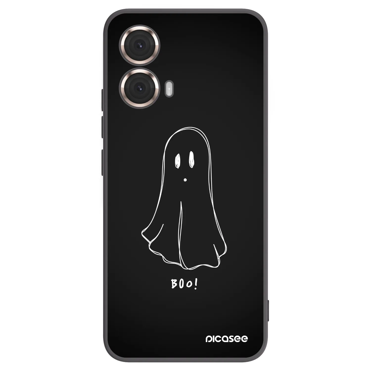 Picasee silikónový čierny obal pre Motorola Moto G85 - Ghost 2