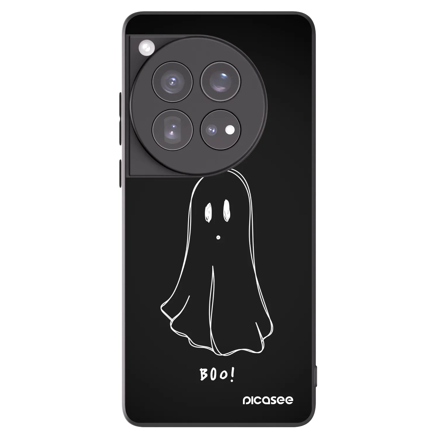 Picasee silikónový čierny obal pre OnePlus 12 5G - Ghost 2