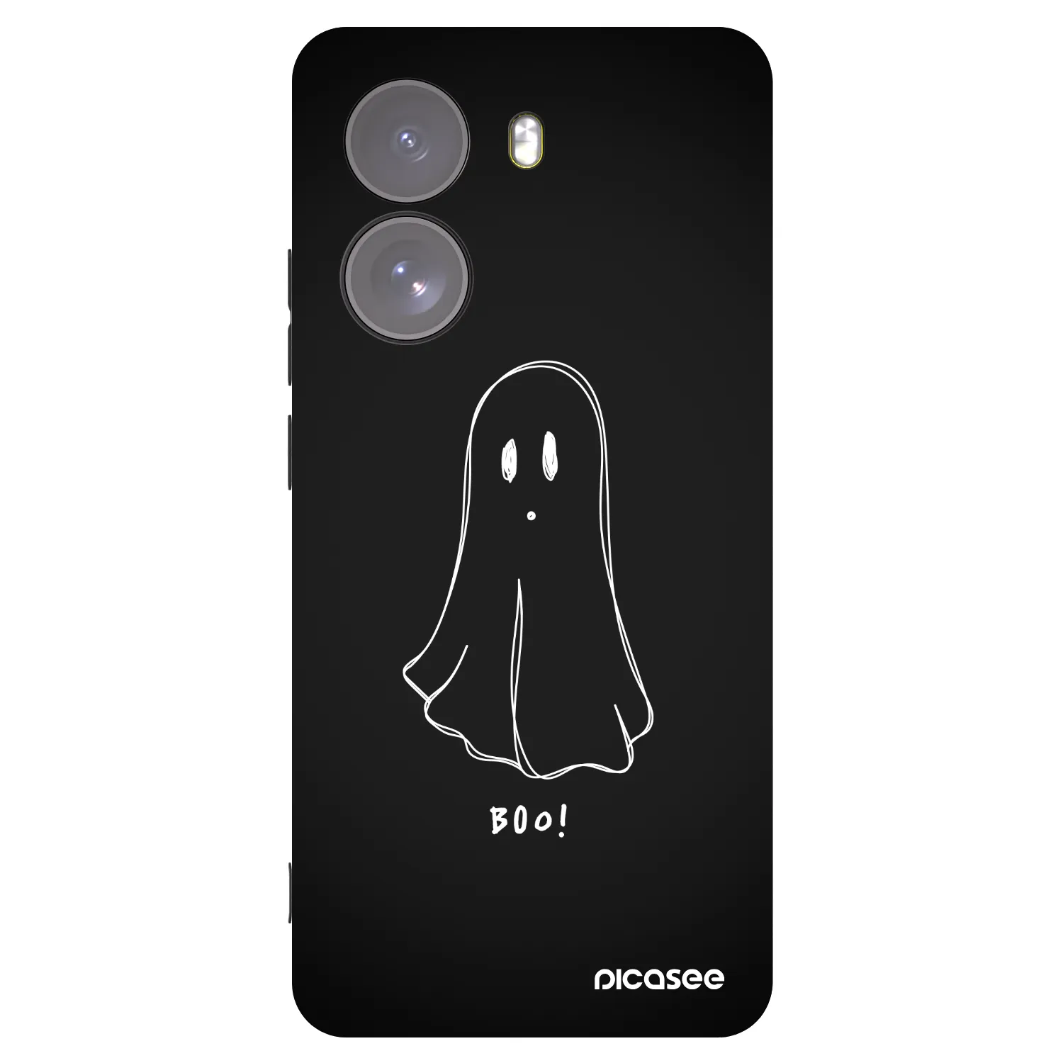 Picasee silikónový čierny obal pre Xiaomi Poco X7 - Ghost 2