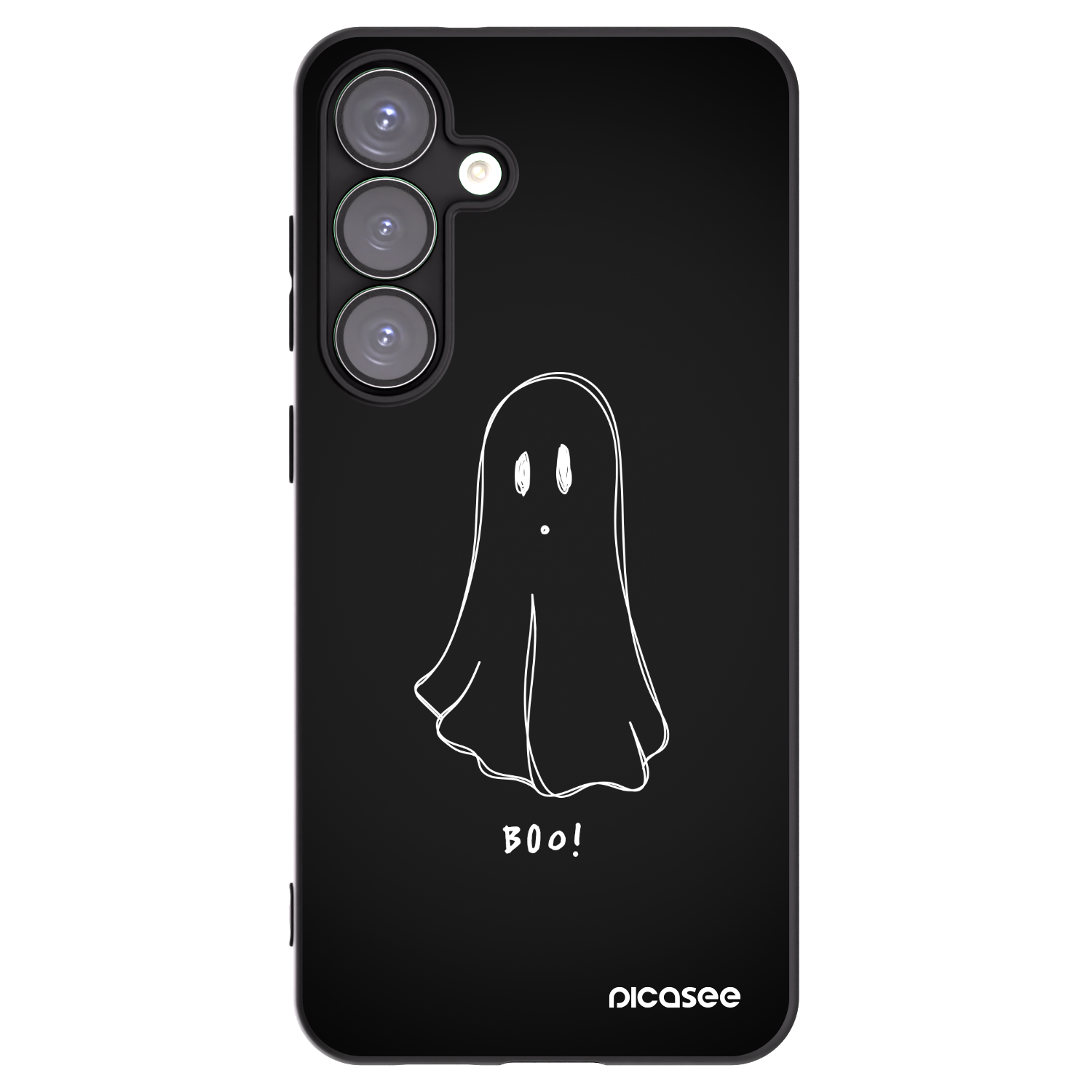 Picasee silikónový čierny obal pre Samsung Galaxy S25+ 5G - Ghost 2