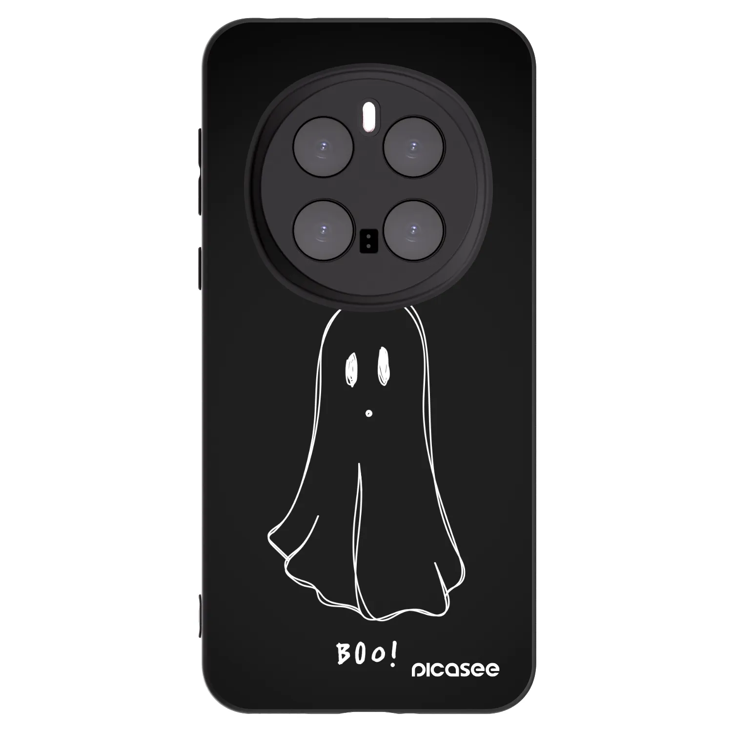 Picasee silikónový čierny obal pre Honor Magic7 Pro 5G - Ghost 2