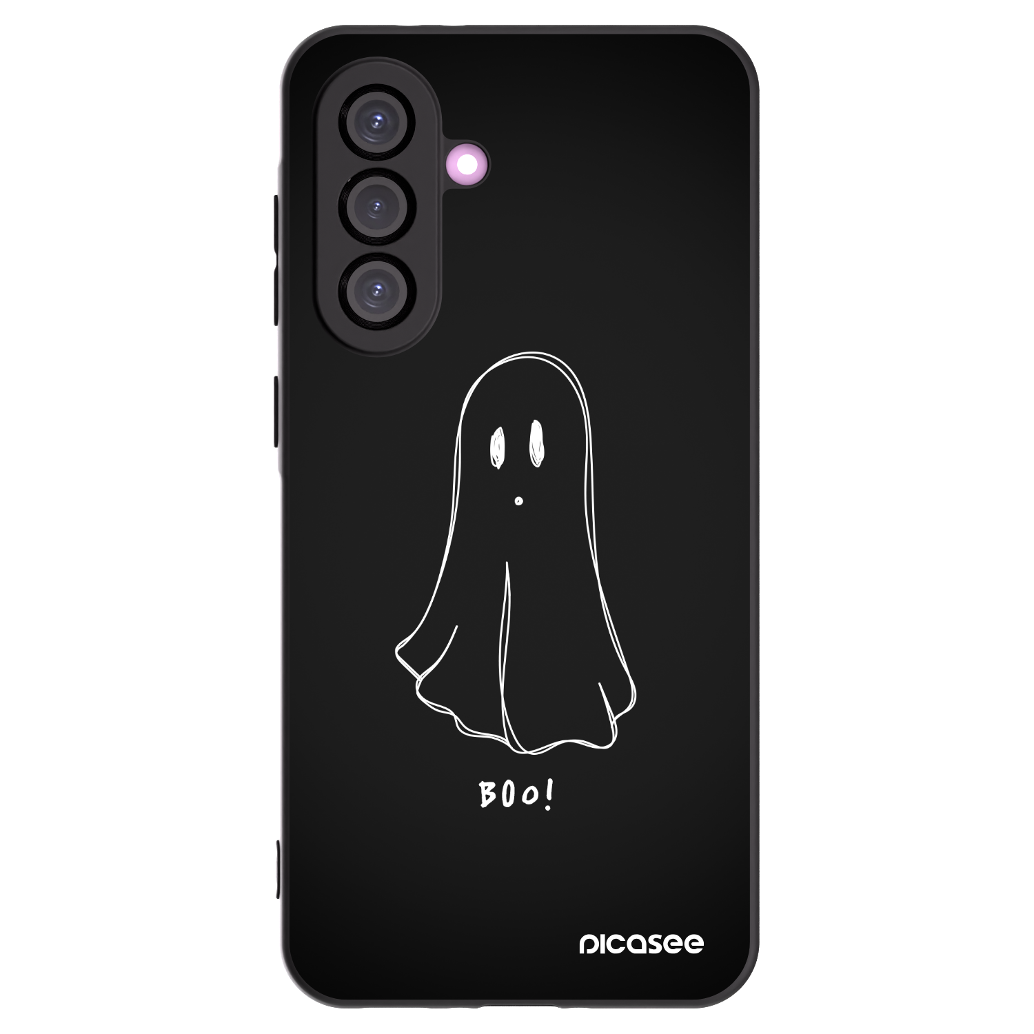 Picasee silikónový čierny obal pre Samsung Galaxy A36 5G - Ghost 2