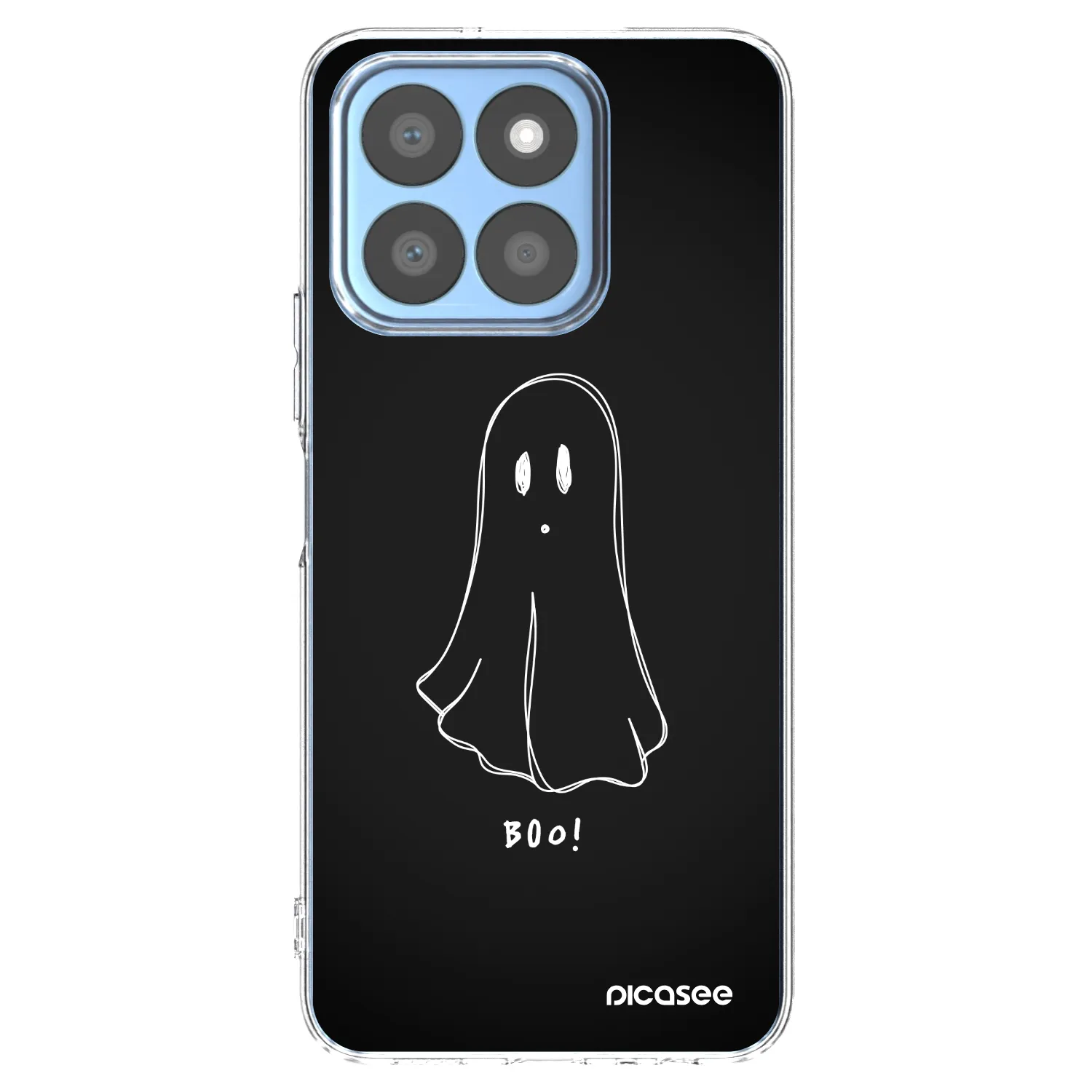 Picasee silikónový prehľadný obal pre Honor X8c - Ghost 2