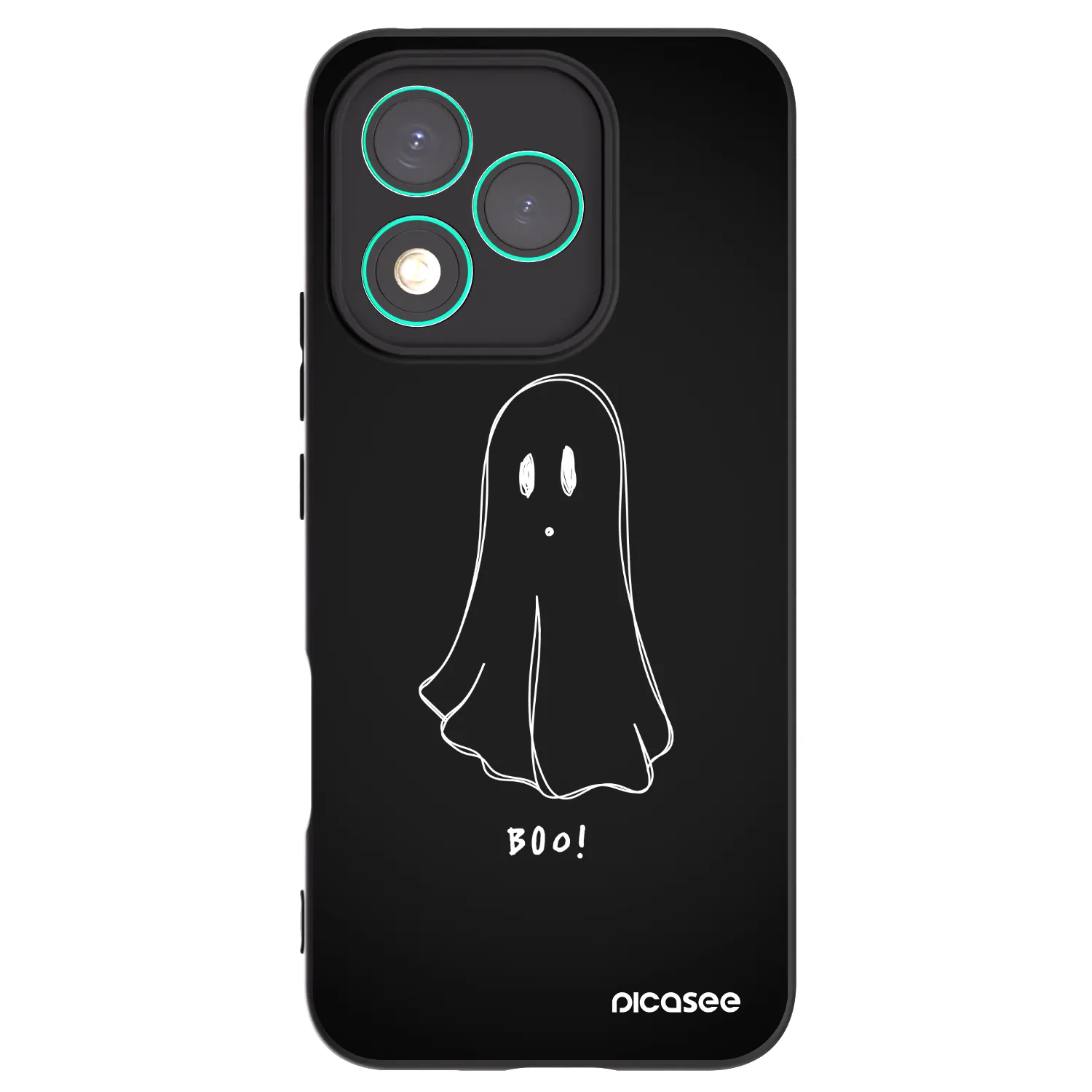 Picasee silikónový čierny obal pre Honor 400 Lite 5G - Ghost 2