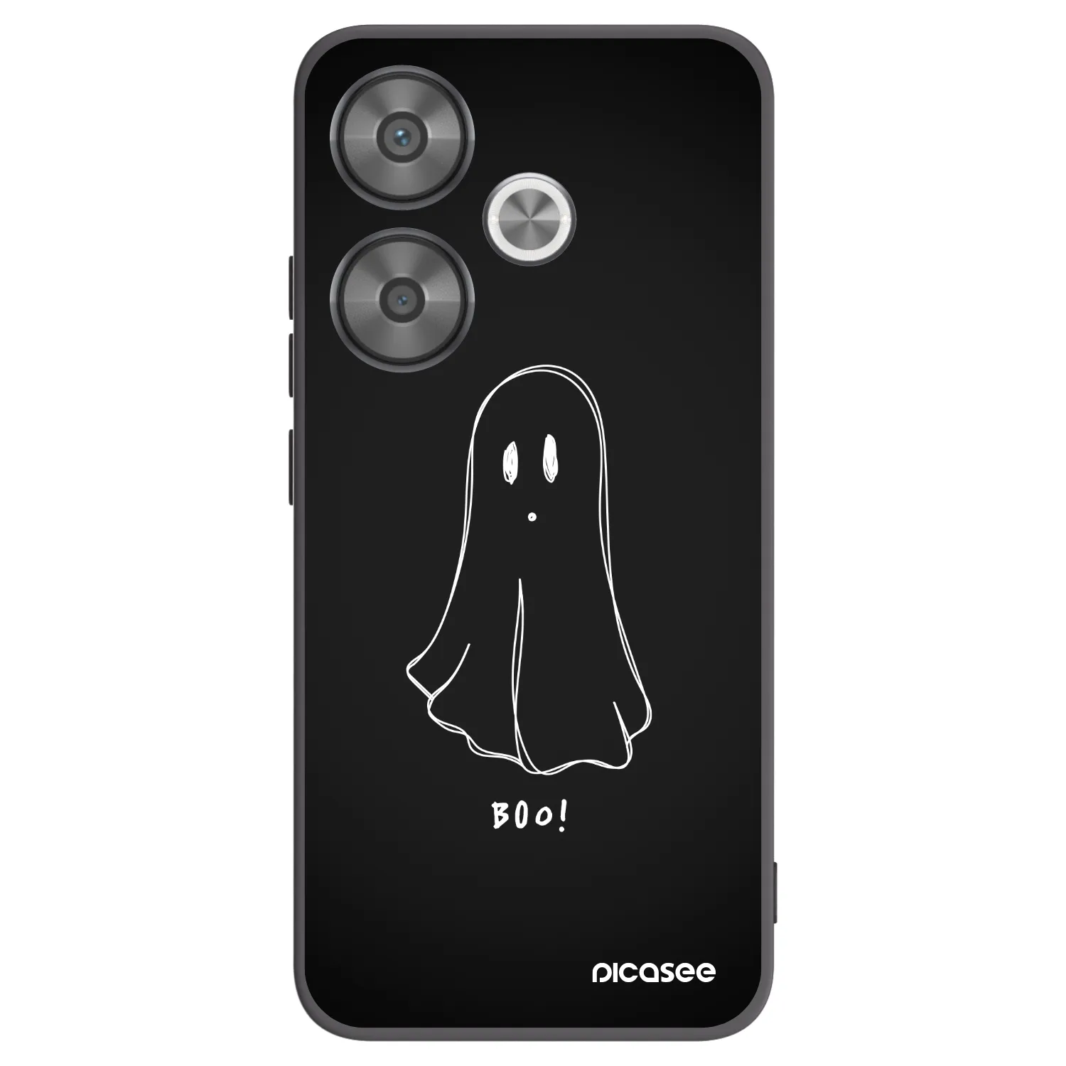 Picasee silikónový čierny obal pre Xiaomi Poco F6 - Ghost 2