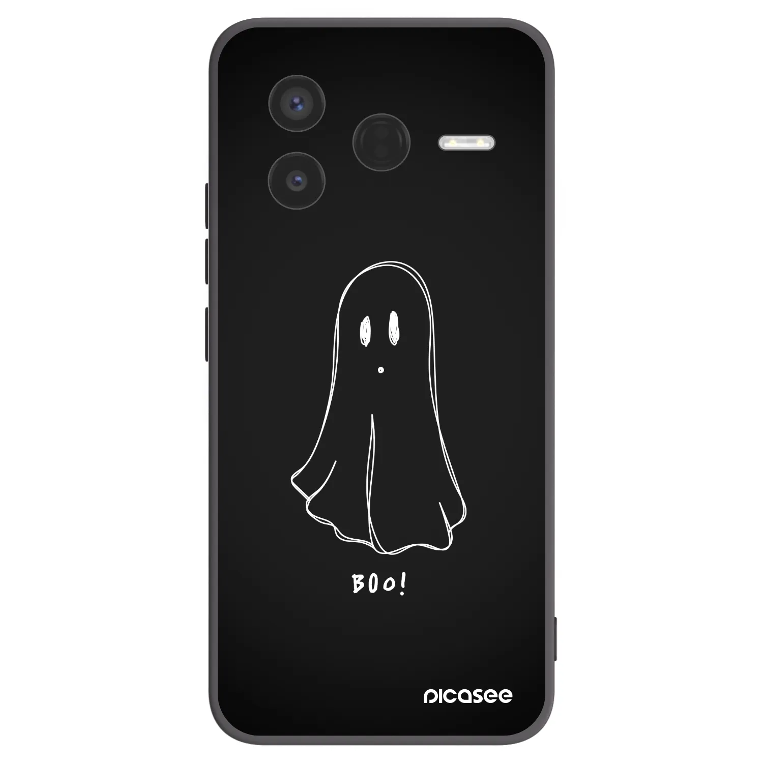 Picasee silikónový čierny obal pre Xiaomi Poco F7 Pro 5G - Ghost 2