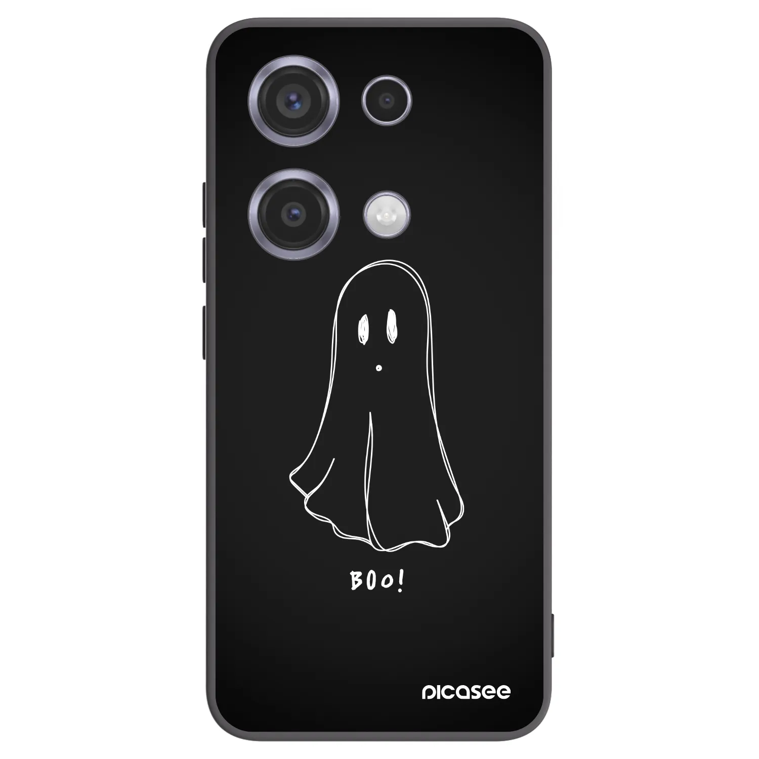Picasee silikónový čierny obal pre Xiaomi Redmi Note 14S - Ghost 2