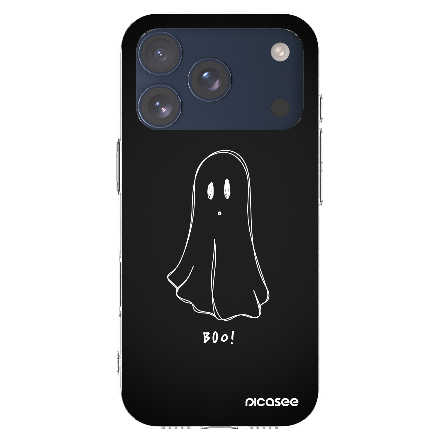 Picasee silikónový prehľadný obal pre Apple iPhone 17 Pro - Ghost 2