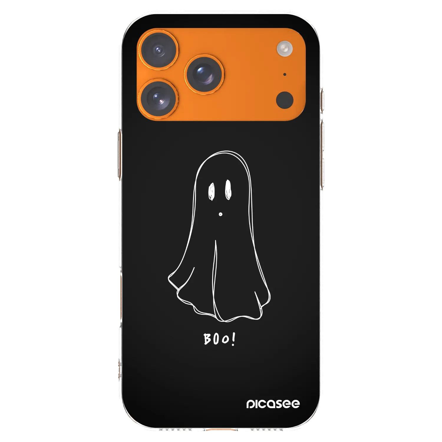 Picasee silikónový prehľadný obal pre Apple iPhone 17 Pro Max - Ghost 2