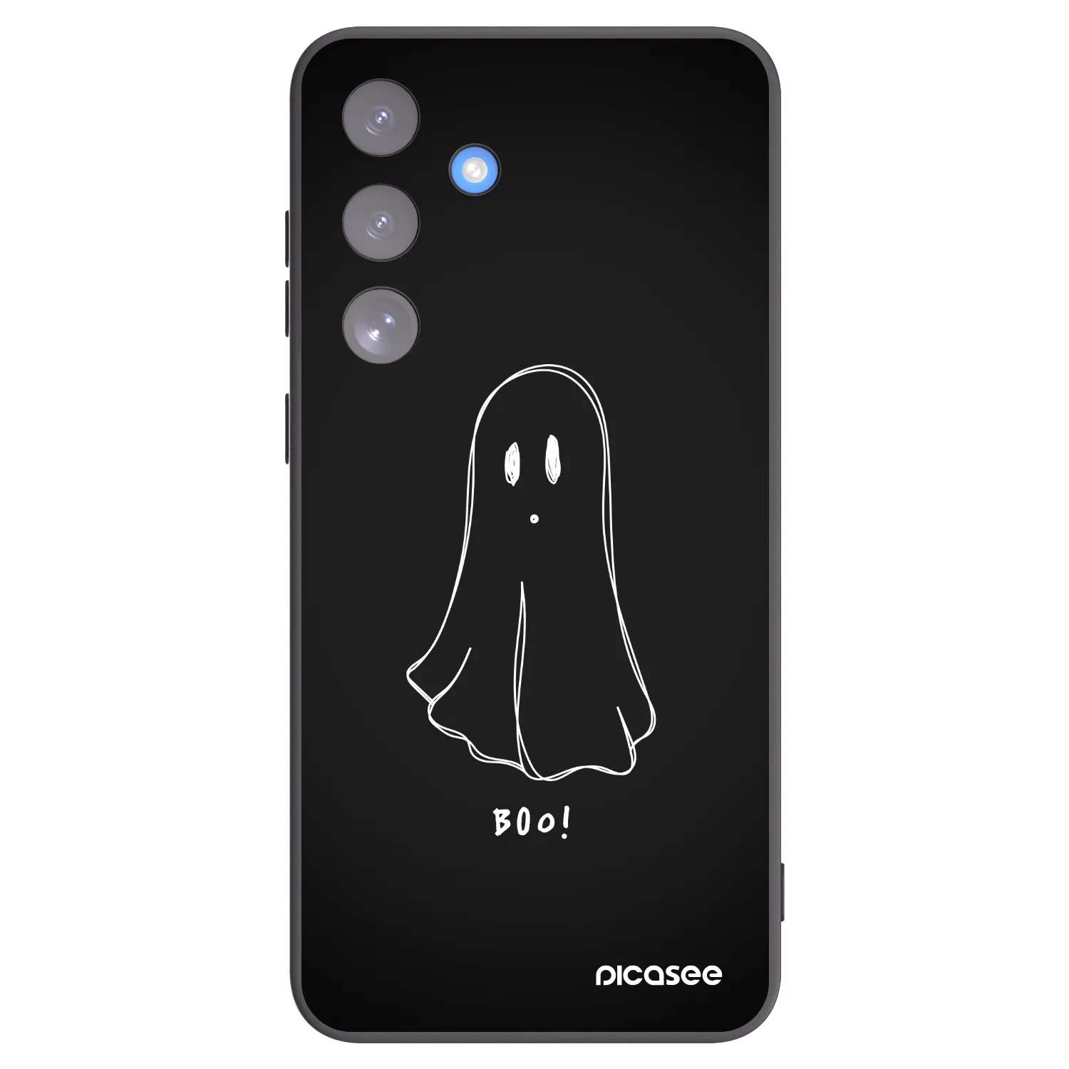 Picasee silikónový čierny obal pre Samsung Galaxy S25 FE 5G - Ghost 2