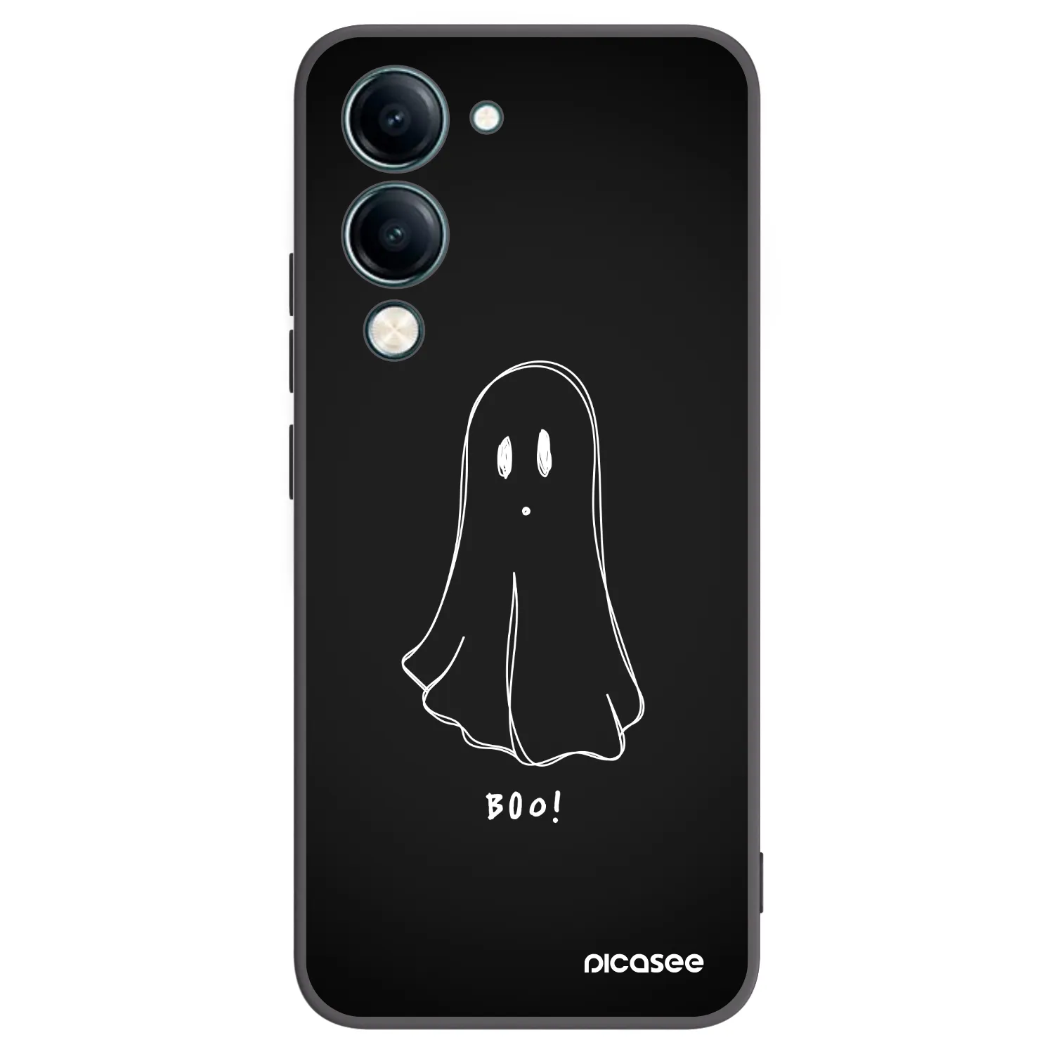 Picasee silikónový čierny obal pre Vivo Y29s 5G - Ghost 2