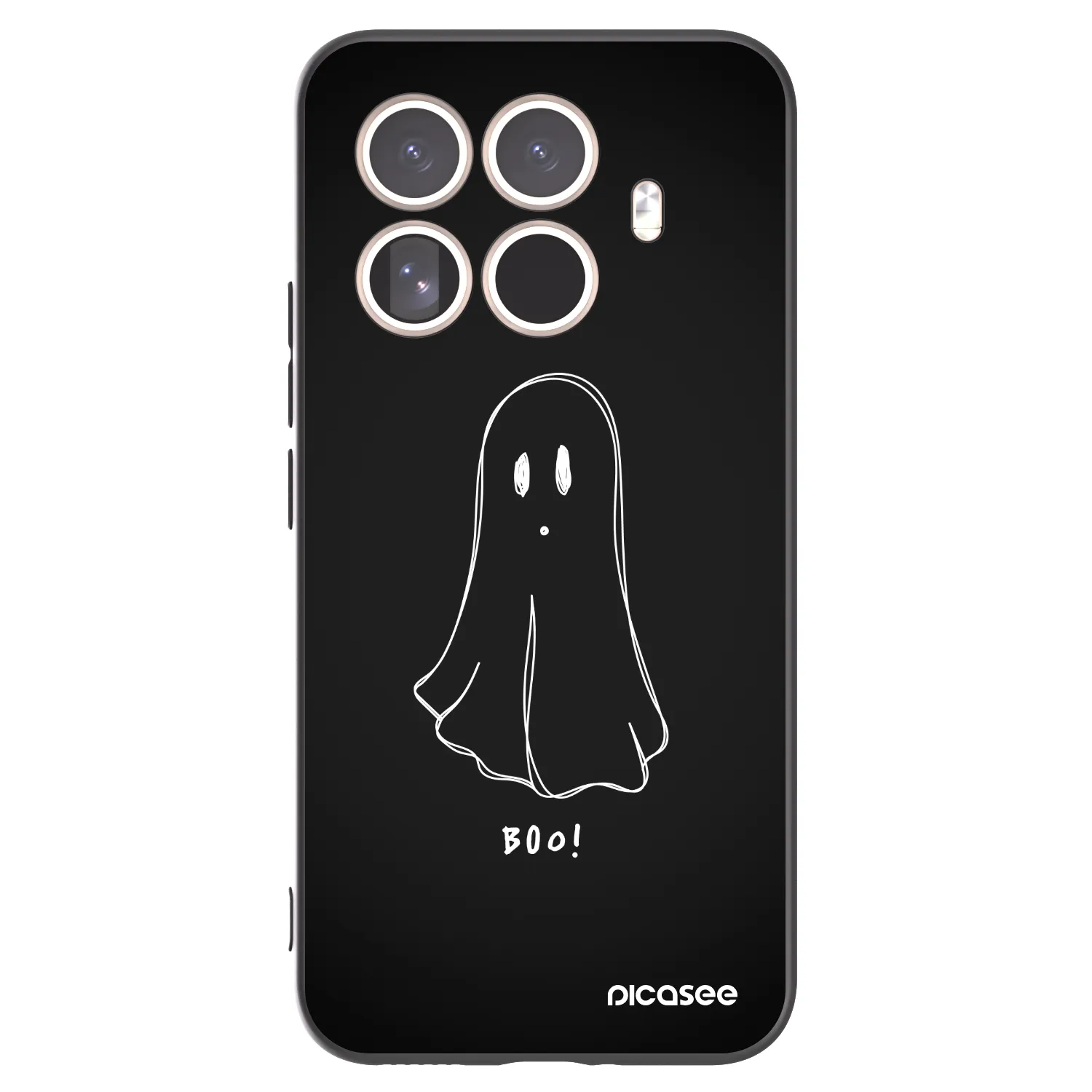 Picasee silikónový čierny obal pre Xiaomi 15T Pro - Ghost 2